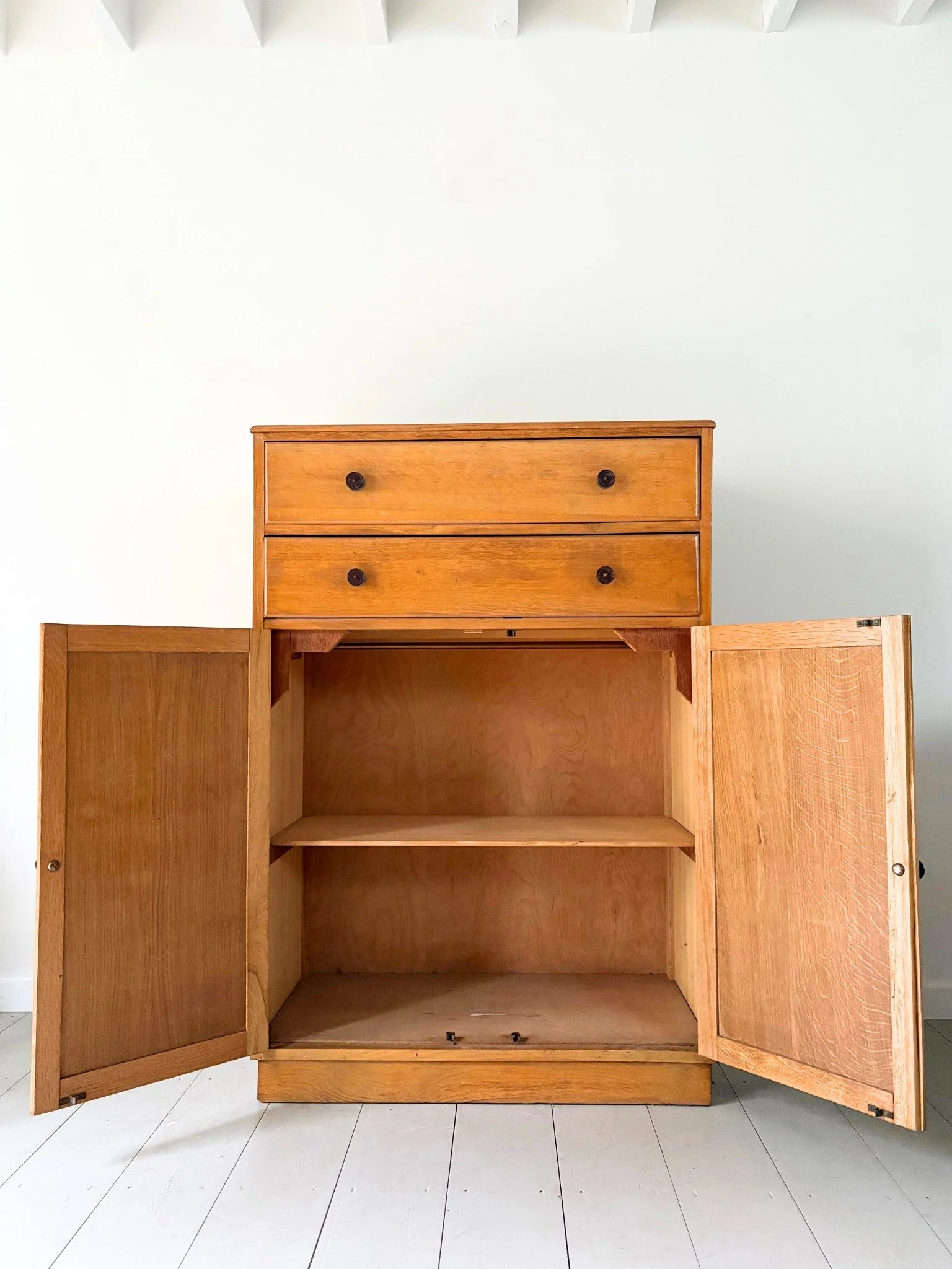 Mid Century Vintage Tallboy Storage Cabinet - Bureau Bruton