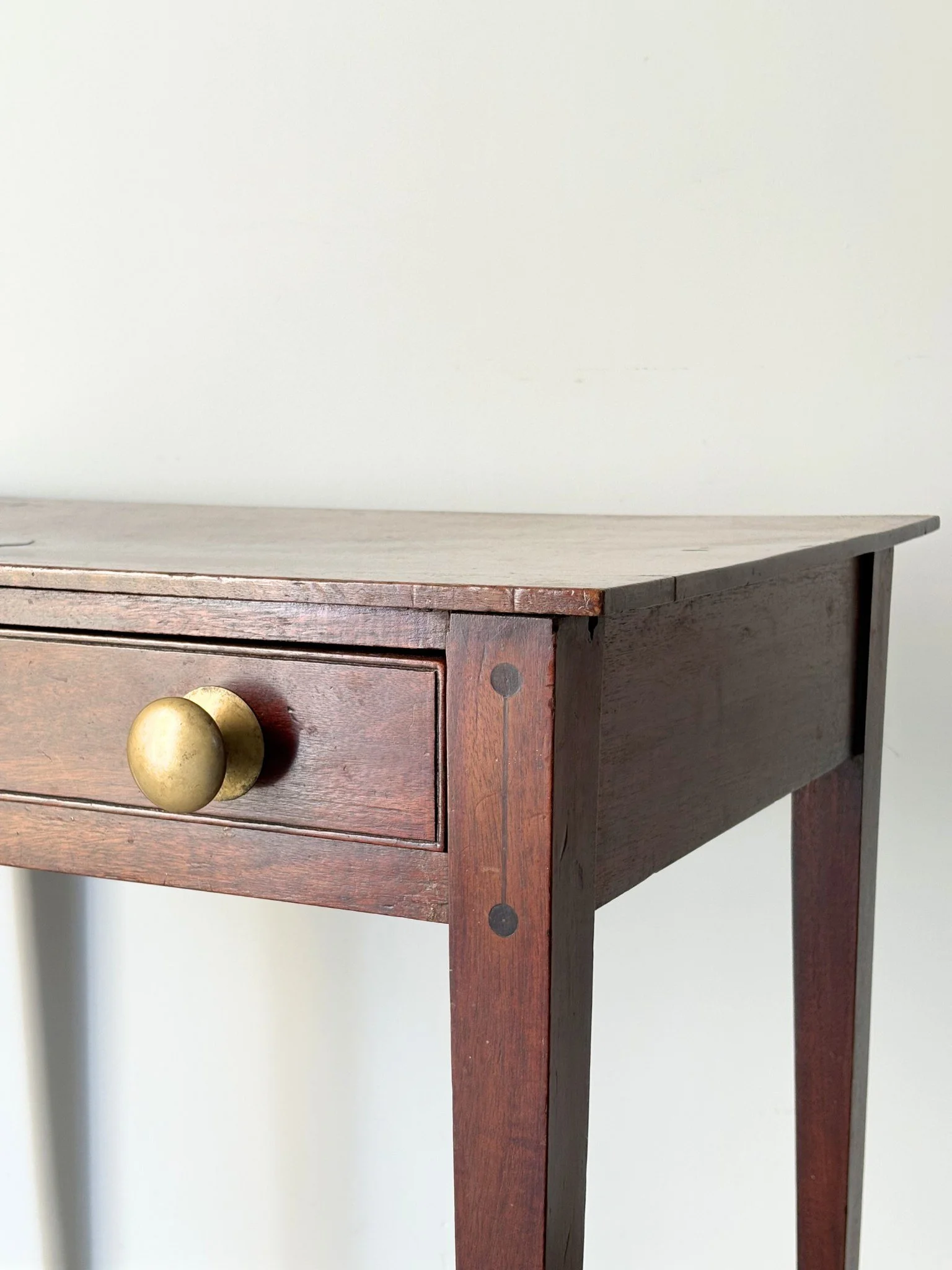 Inlaid Hall Table or Desk - Bureau Bruton Antiques and Vintage Design