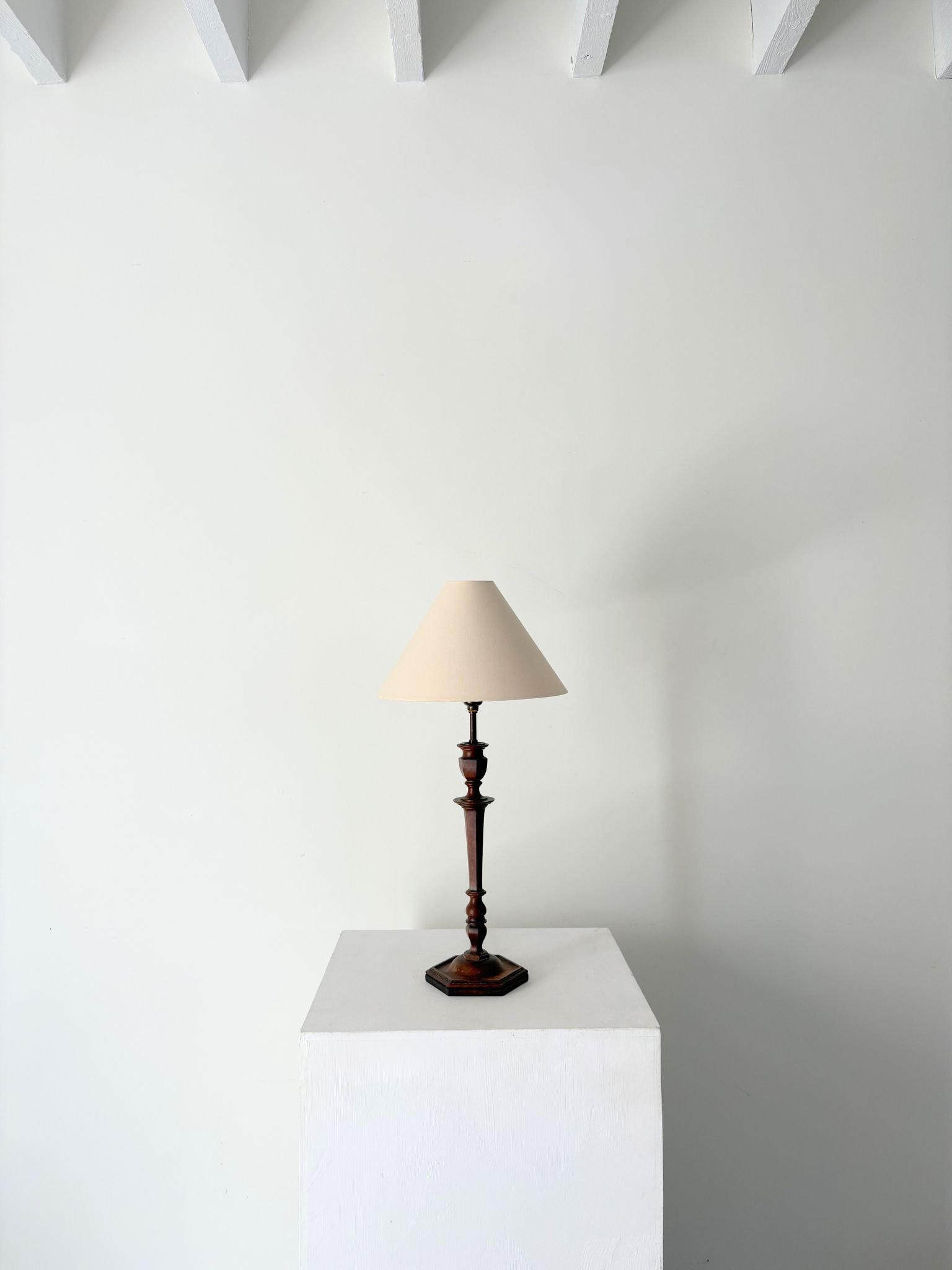 Hexagonal Turned Lamp