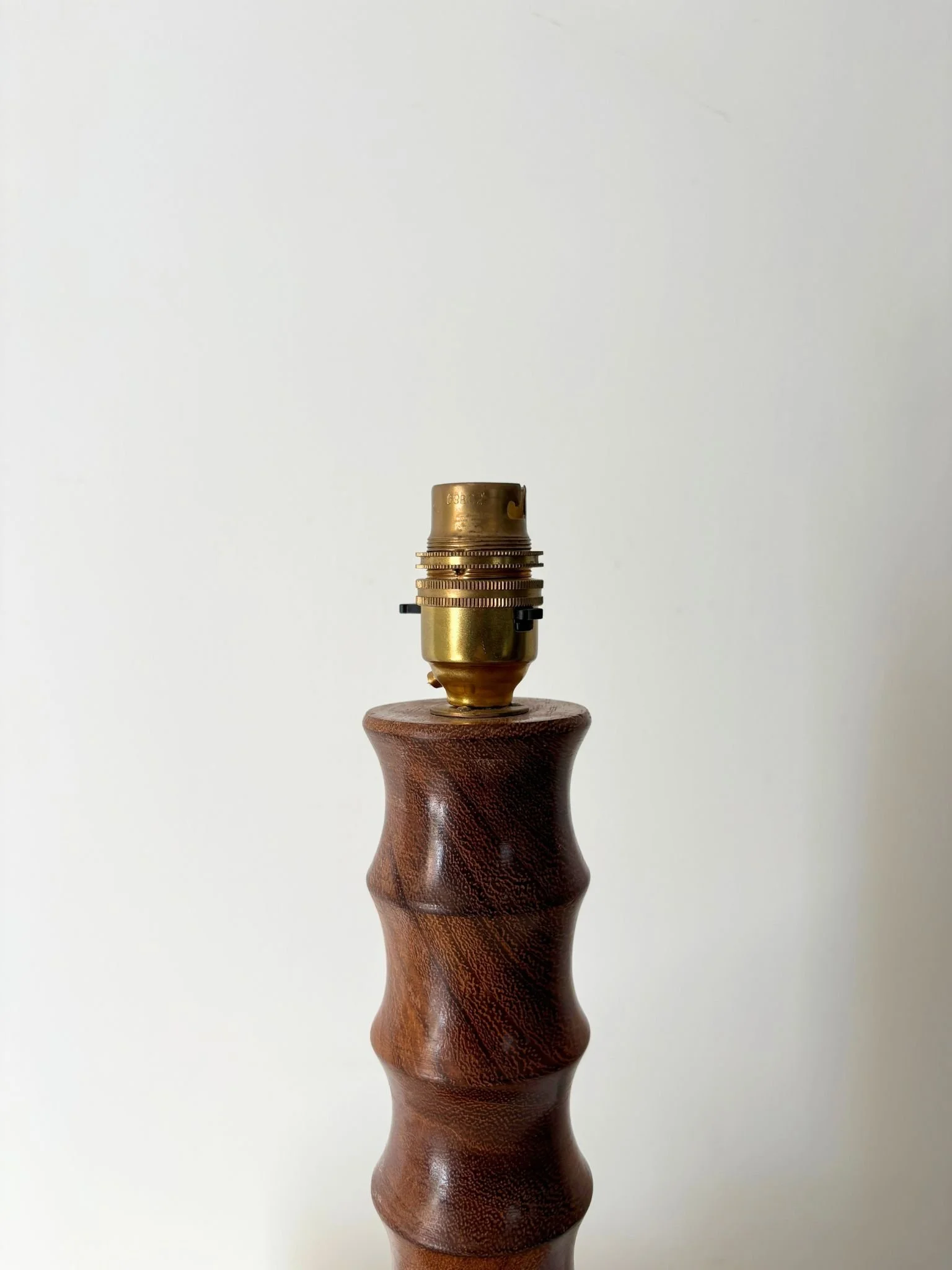 Hand Turned Wooden Lamp - Bureau Bruton