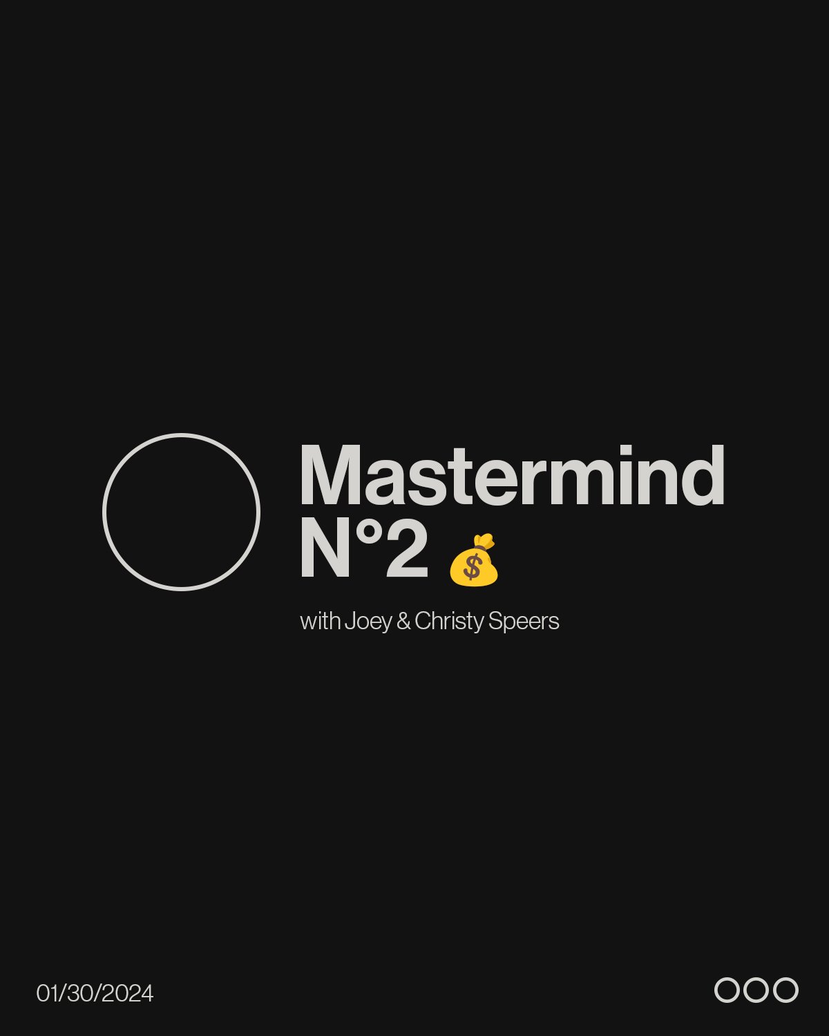 Mastermind N°2 | Six Figure Offers with Joey &amp; Christy Speers