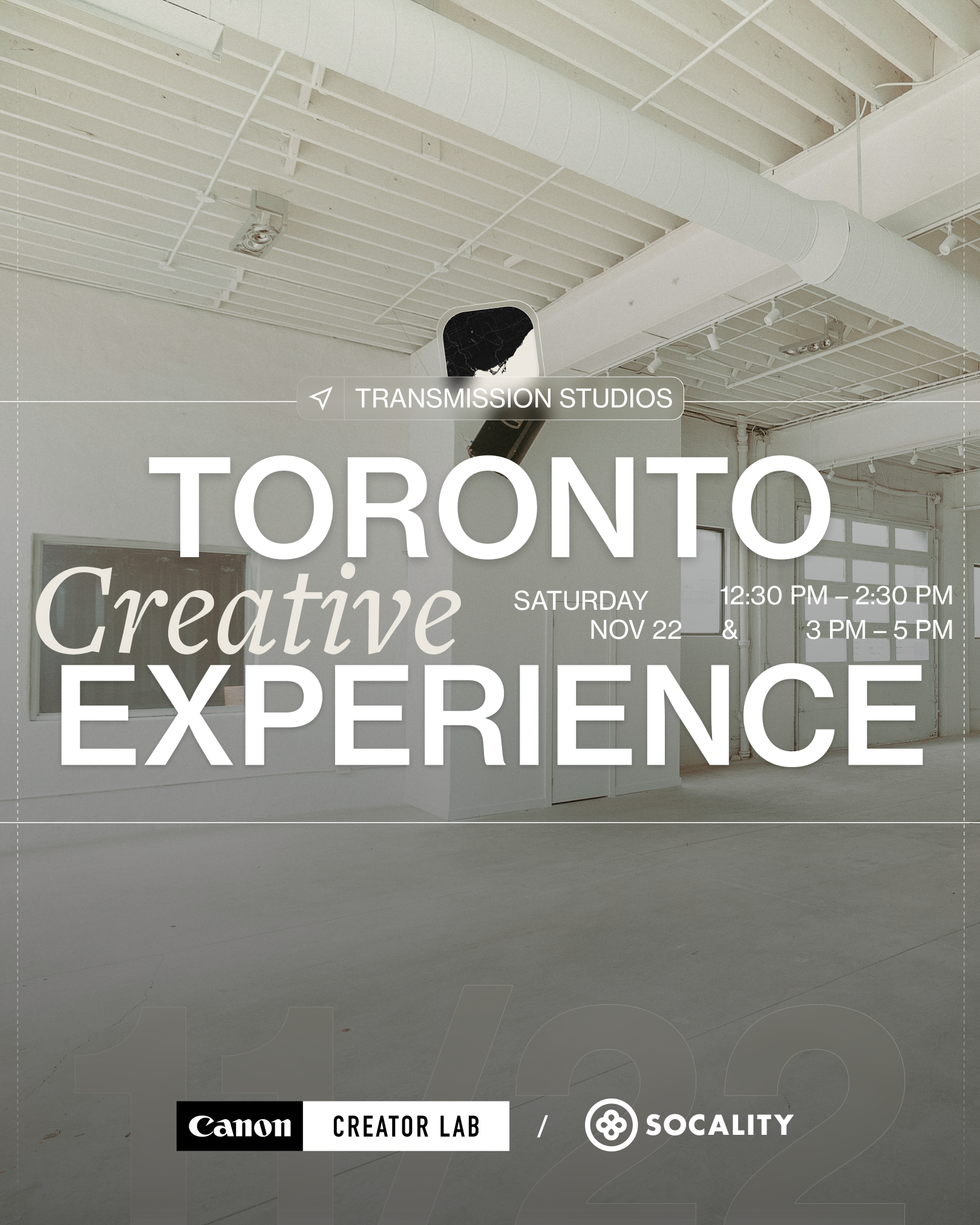 Toronto Creative Experience at Transmission Studios
