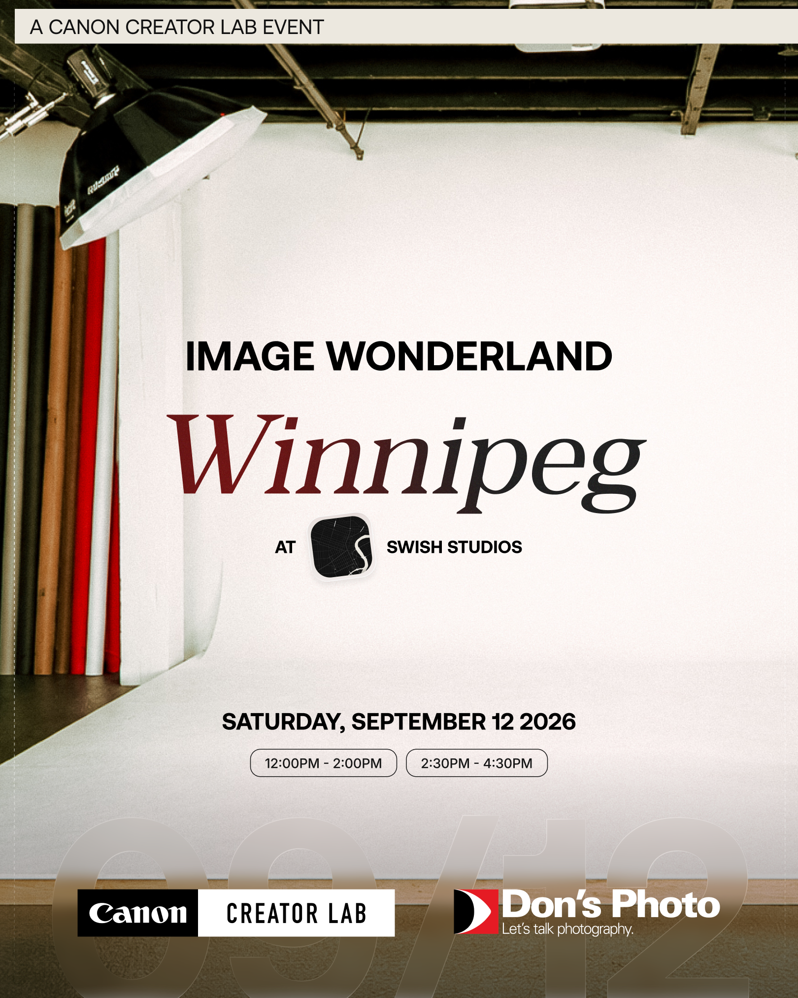 Image Wonderland Winnipeg at Swish Studios