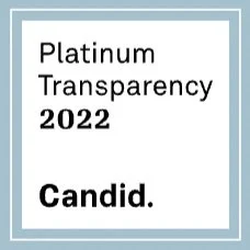Certificate or award with the text 'Platinum Transparency 2022 Candid.'