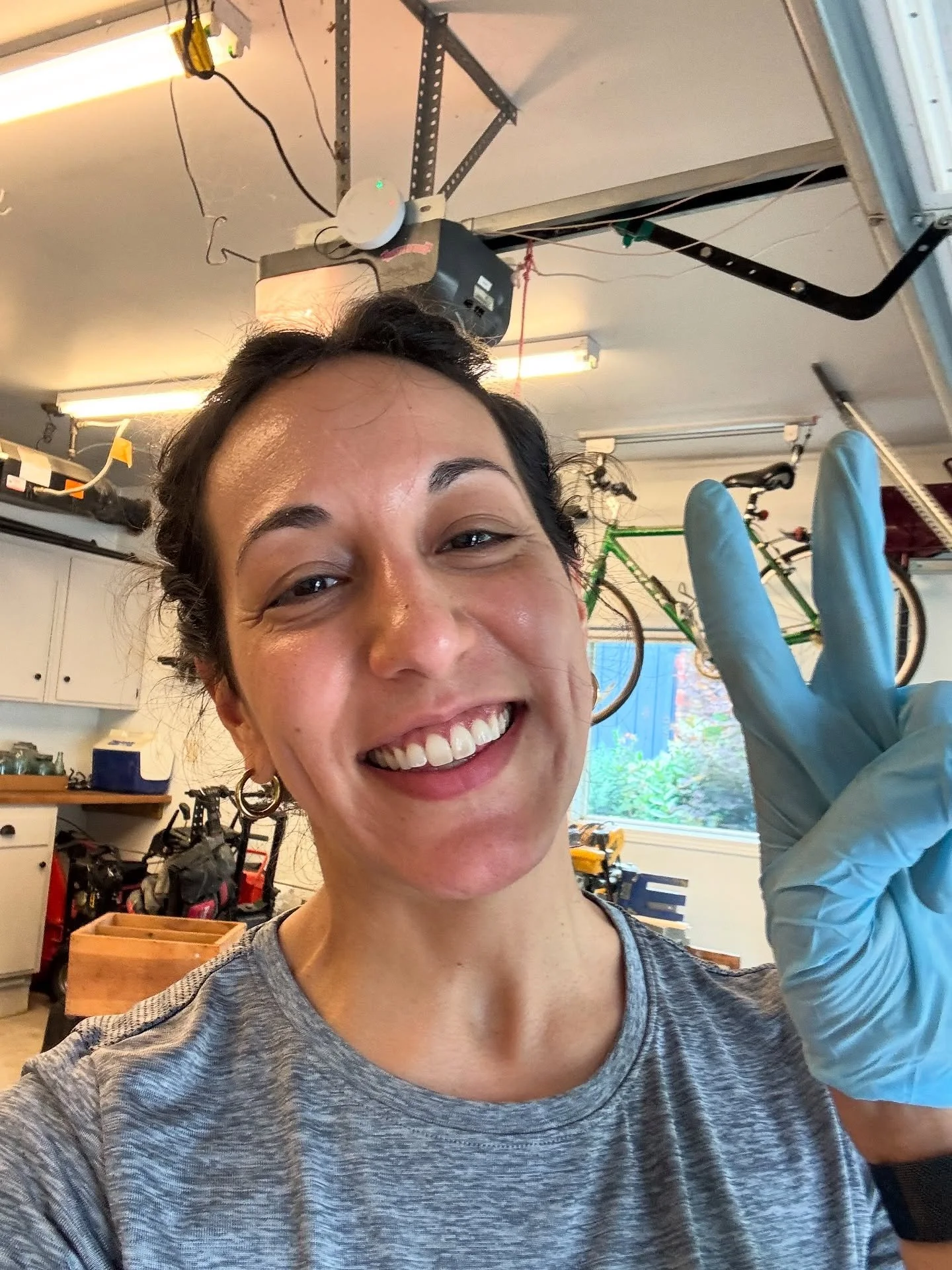 Sweaty and happy after conquering this garage. 💪💫 Over three sessions, we tackled one section at a time&mdash;editing out what wasn&rsquo;t being used, had been forgotten, or belonged elsewhere. Along the way, we swept, cleaned, and created smart s