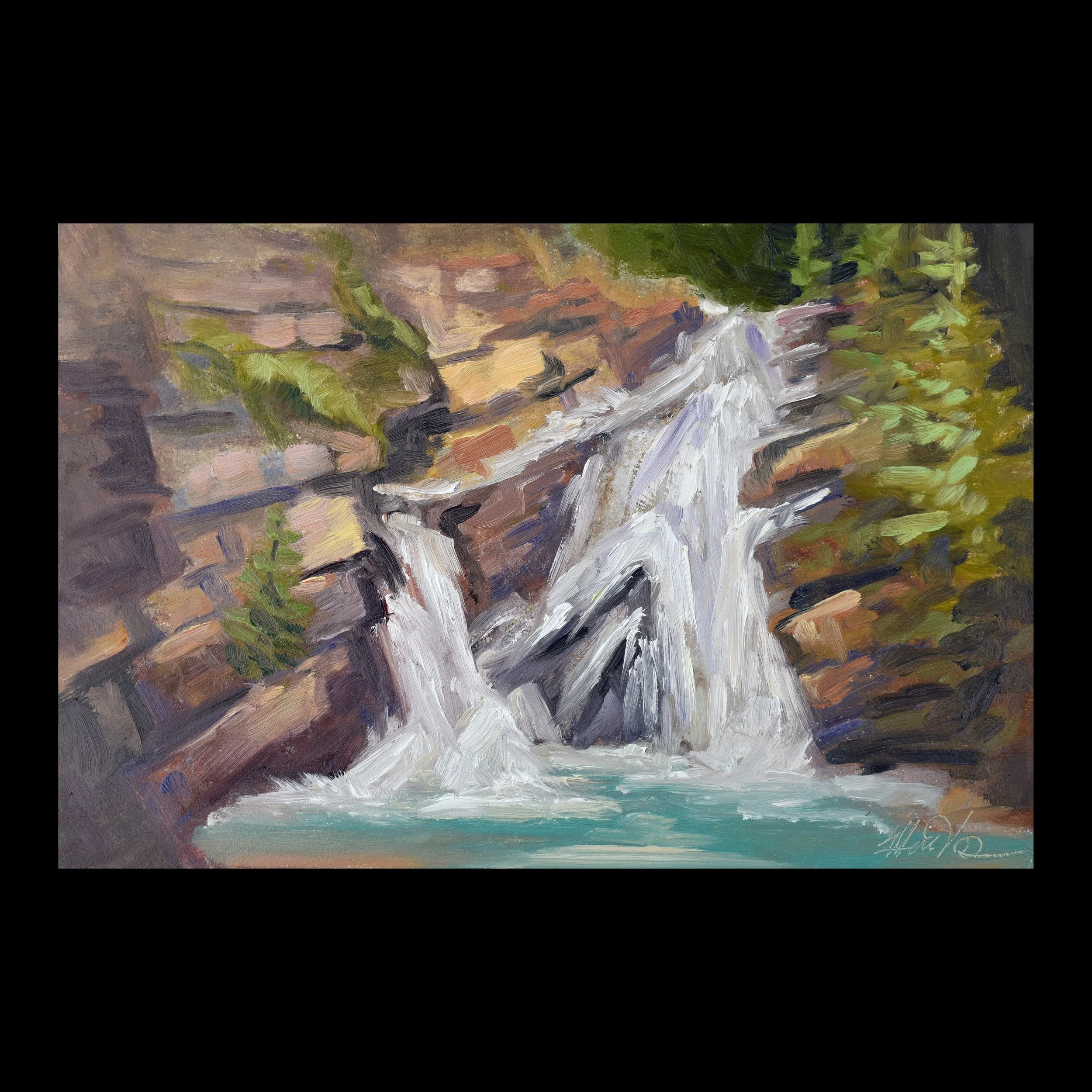 2026, Cameron Falls, 8x12.jpg