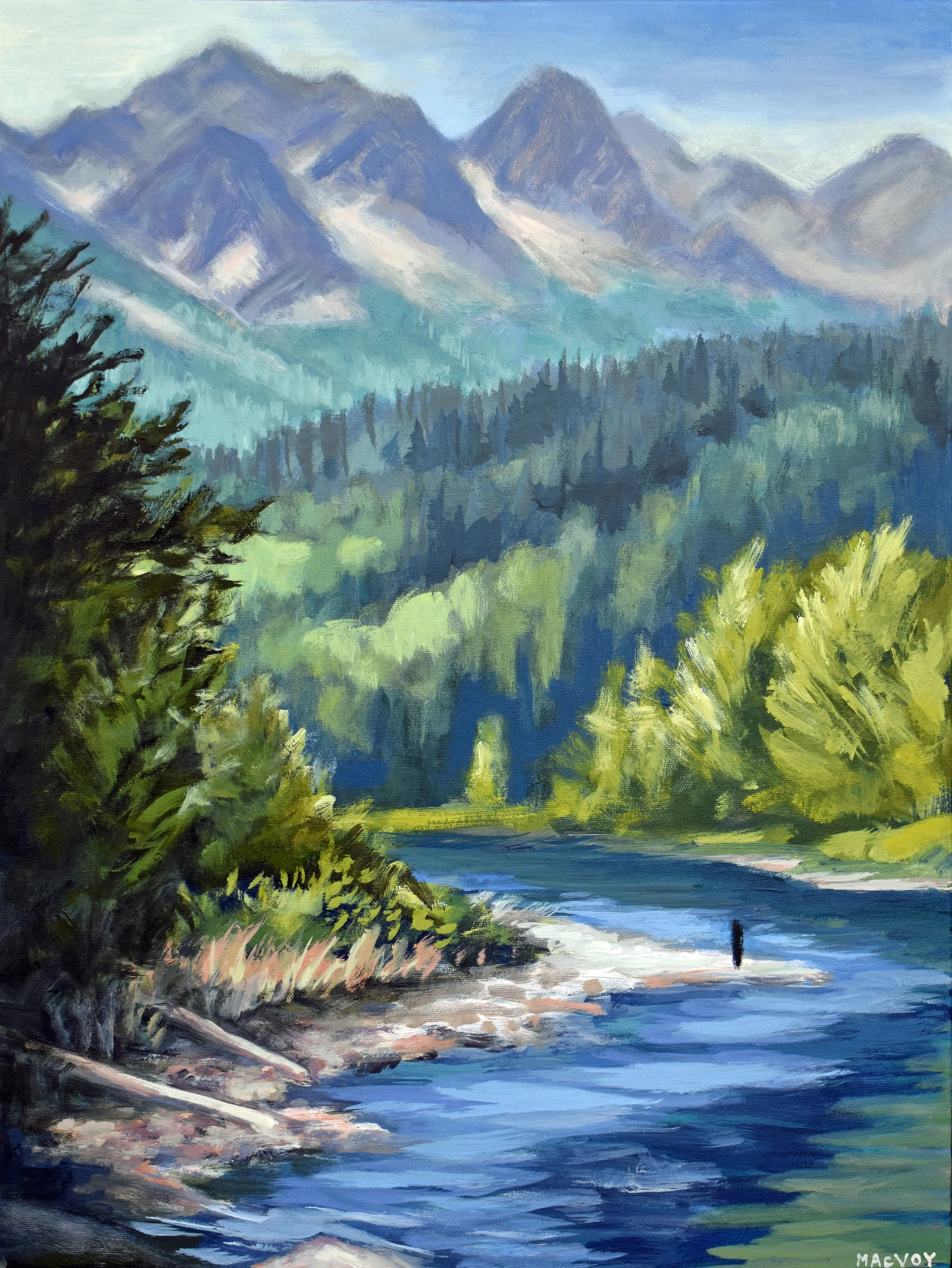 2026, Elk River Boat Launch, 18x24, $850.jpg