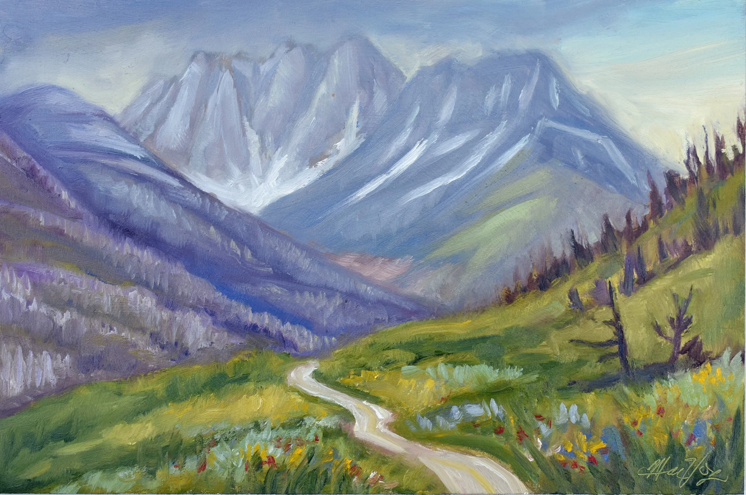 2026, Road To Red Rock Canyon, 8x12.jpg