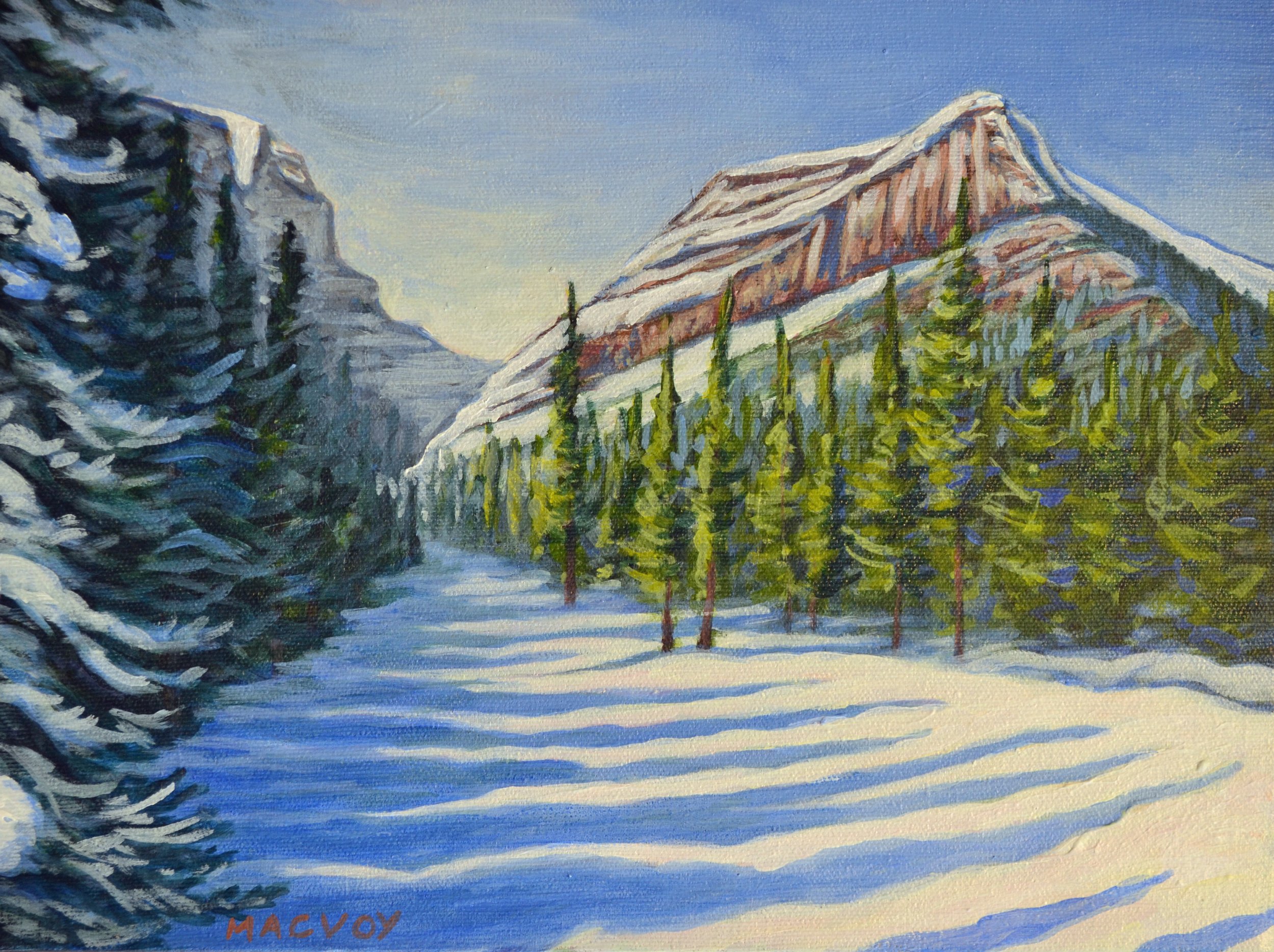 2019, Paradise Valley, 9x12, acrylic on canvas, $350, Melanie MacVoy.jpg