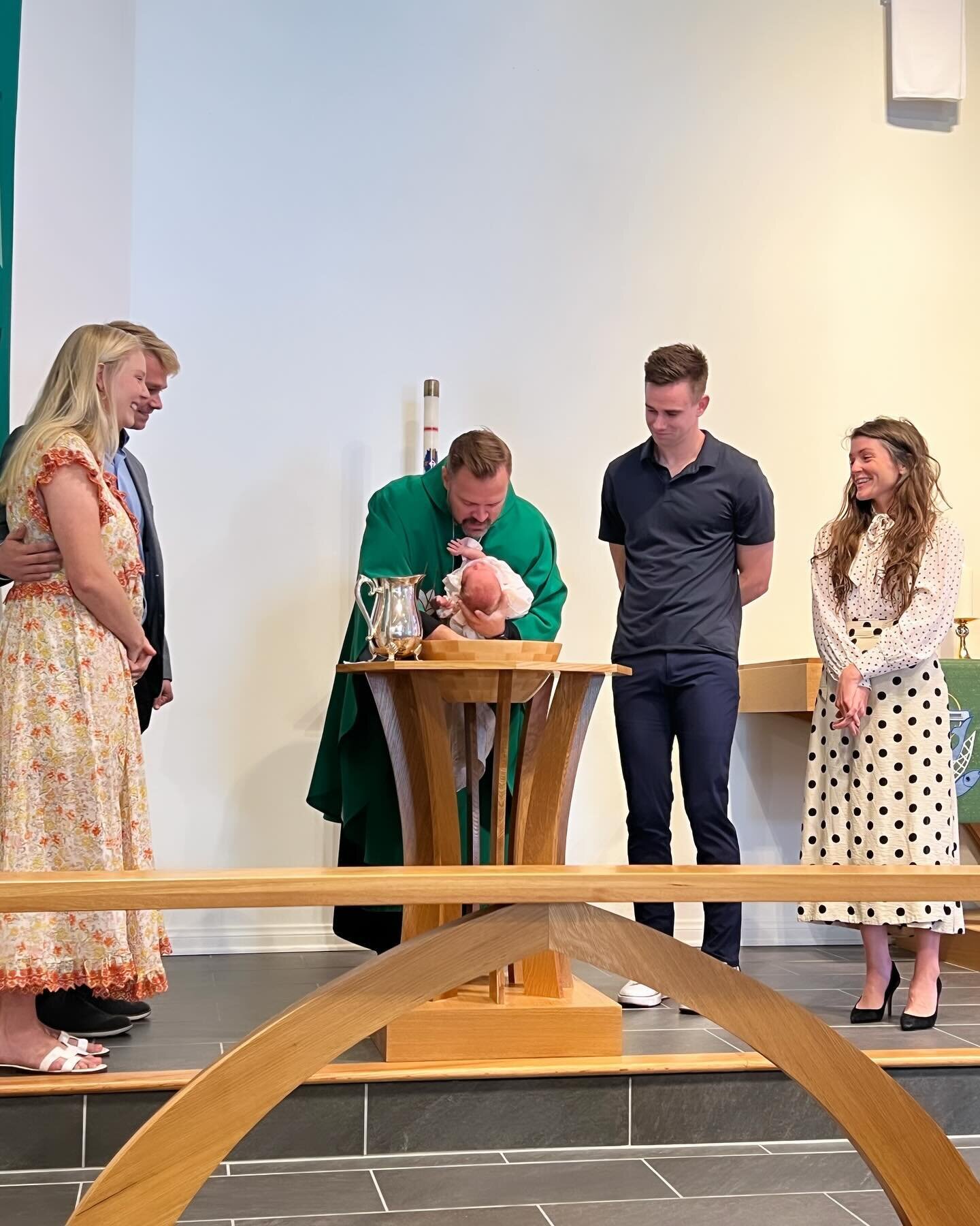 We have been blessed with a number of baptisms over the past couple weeks! God be praised and welcome to the family of God: Goldie, Randy, and Colton!