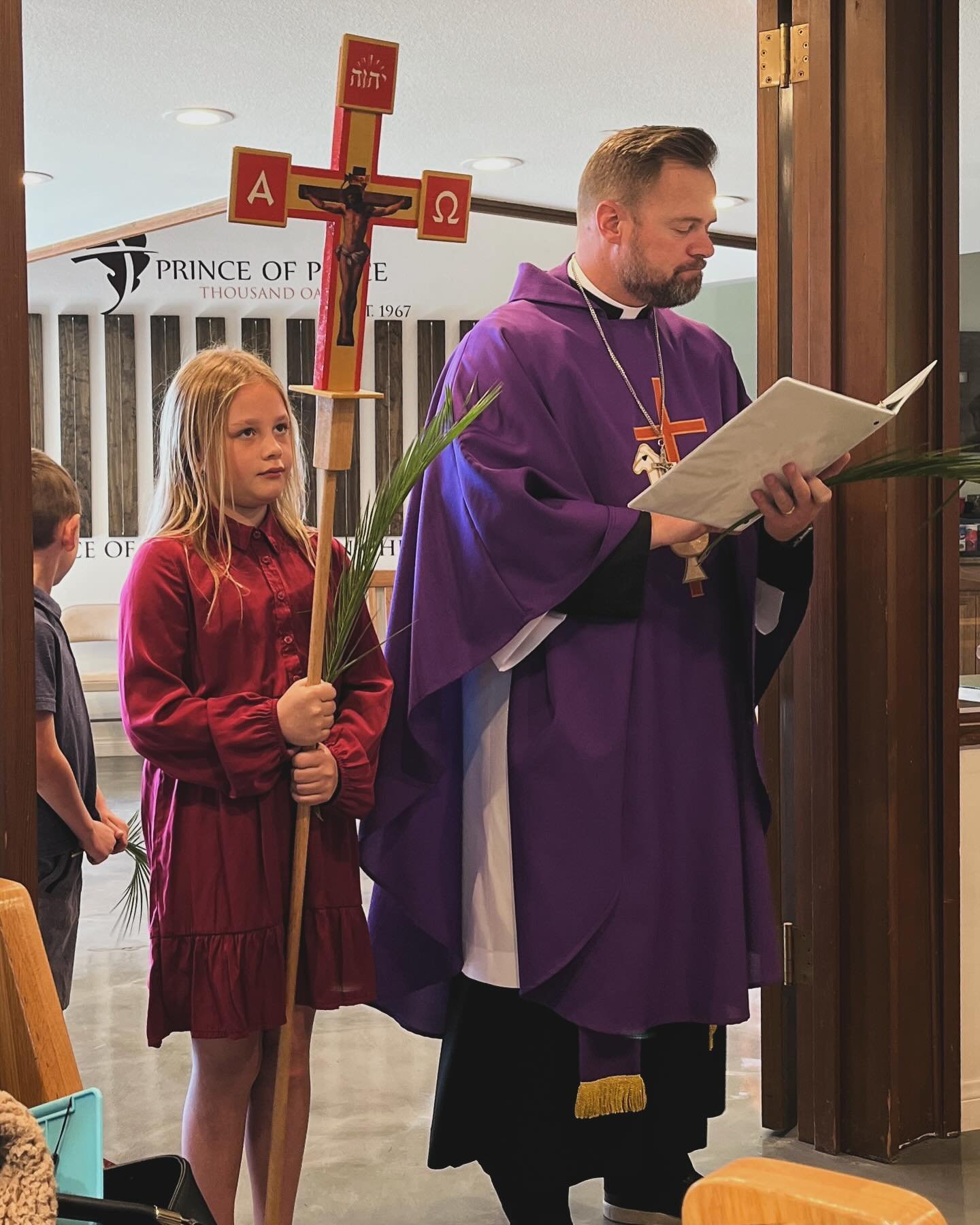 Thank you to all our children who participated in our palm processional on Sunday! What a beautiful way to start Holy Week! We look forward to seeing everyone later this week.