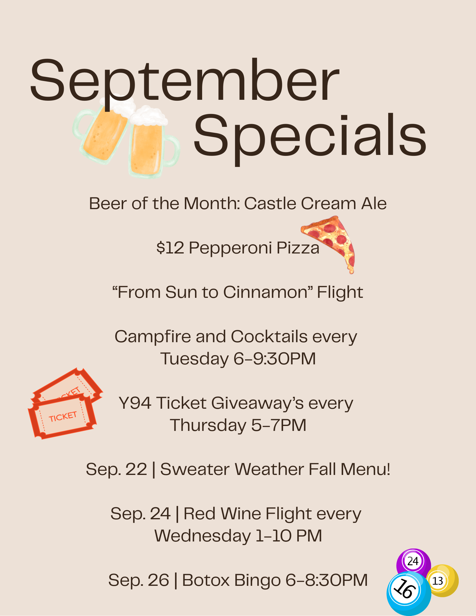 September Specials