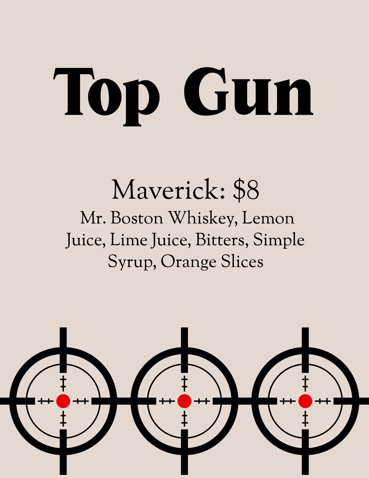 Top Gun: Maverick Cocktail