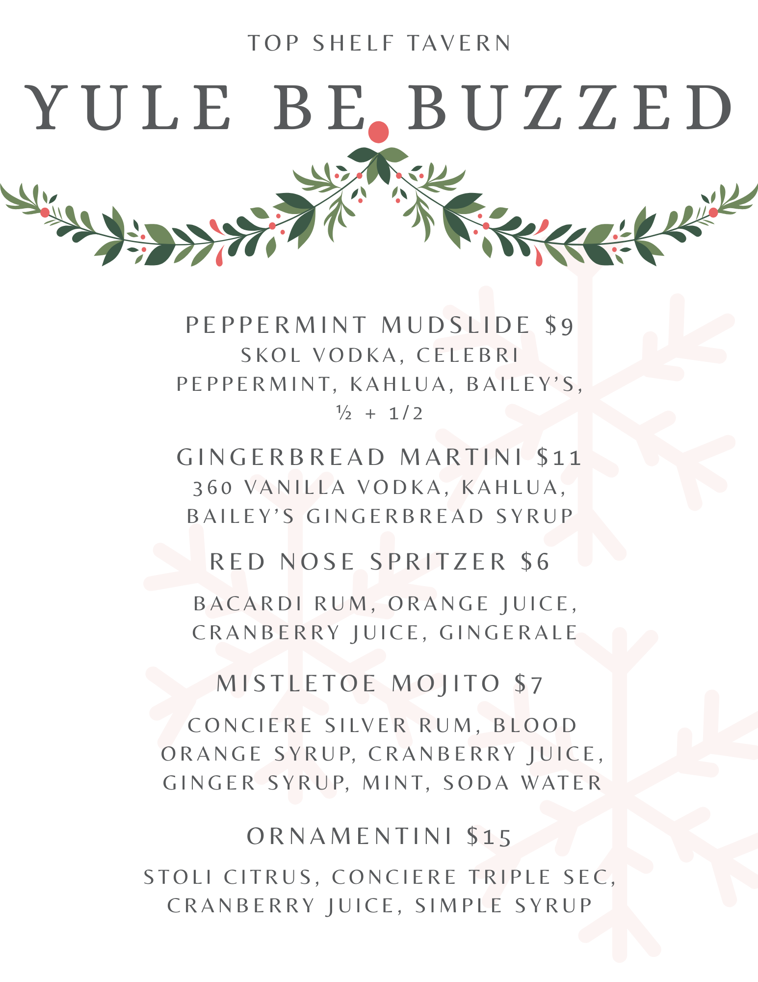 Yule be Buzzed