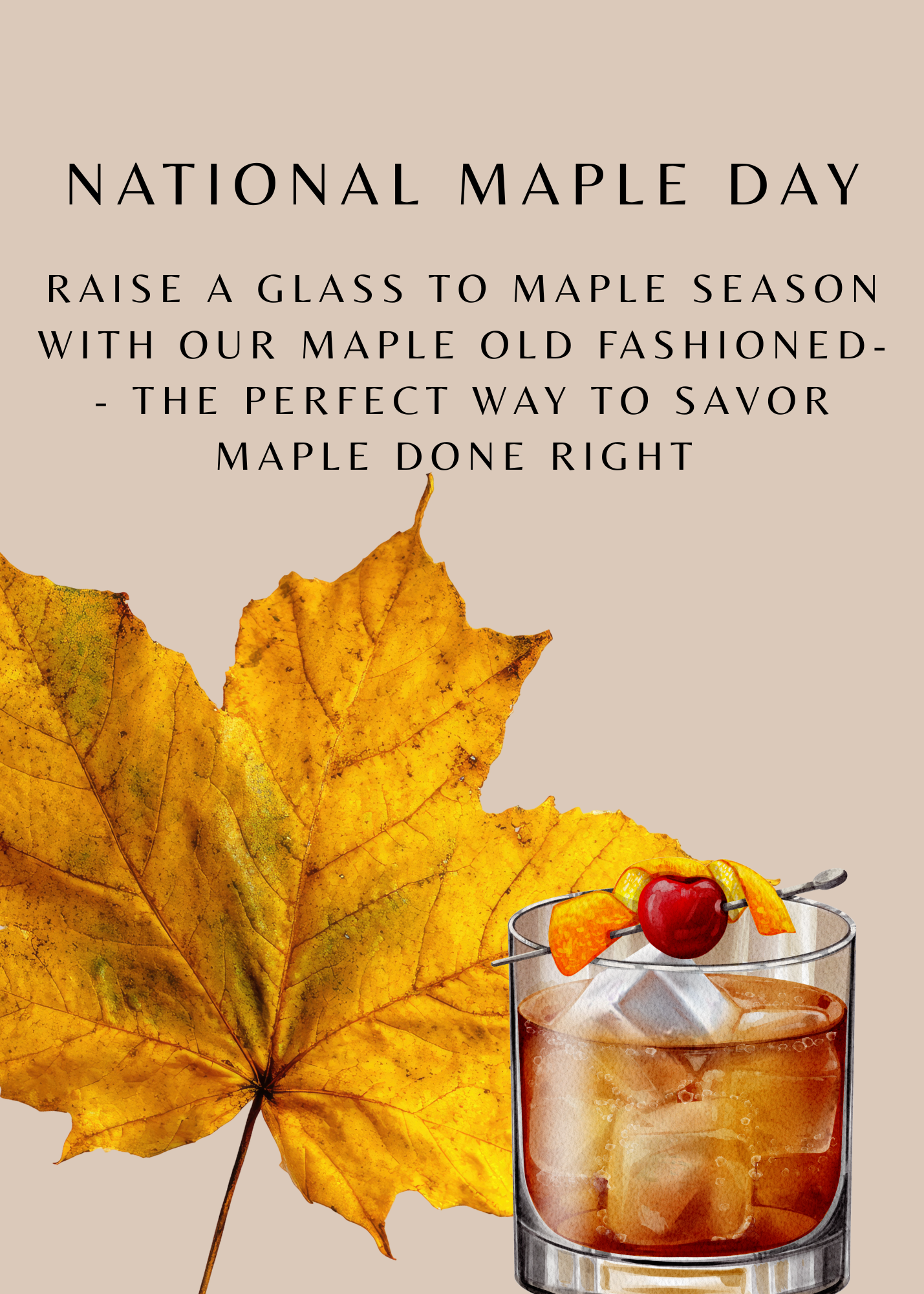 Maple Old Fashioned