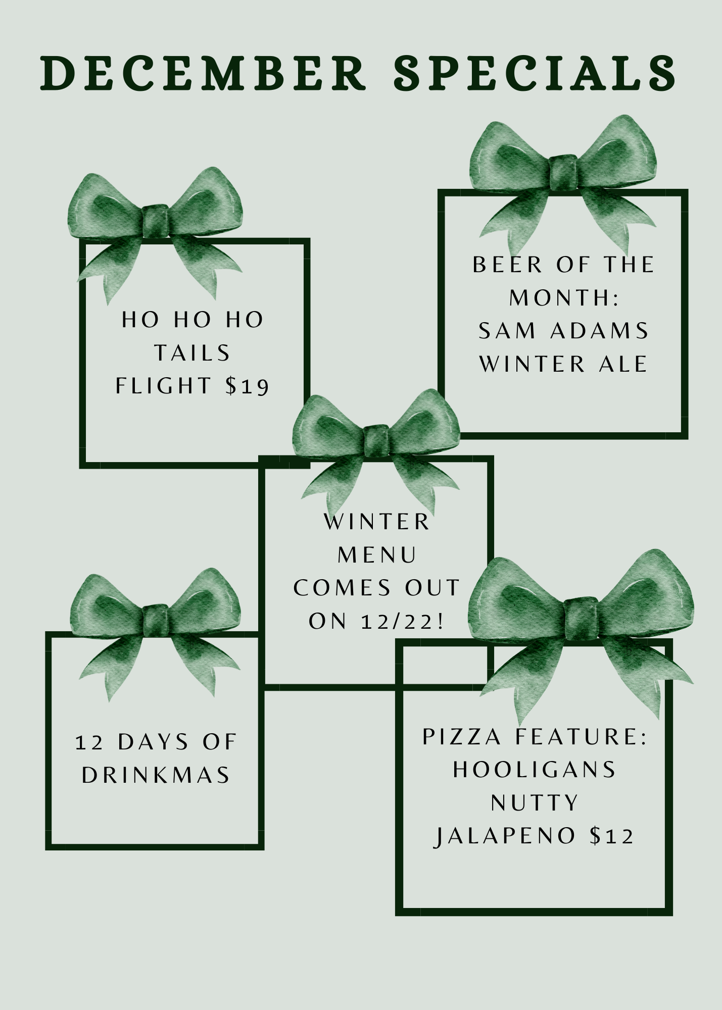 December Specials