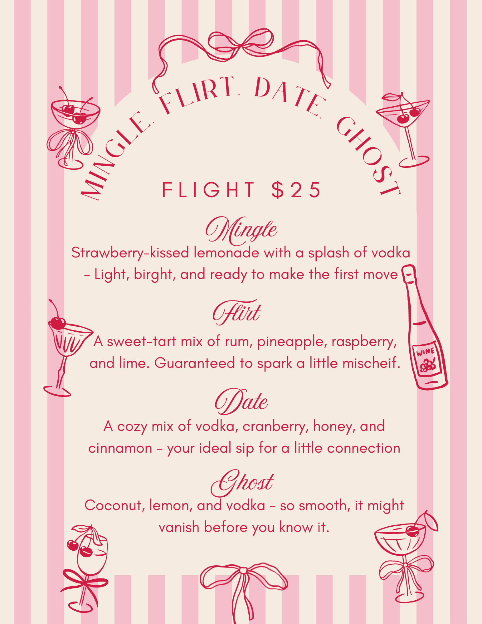 Mingle, Flirt, Date, Ghost