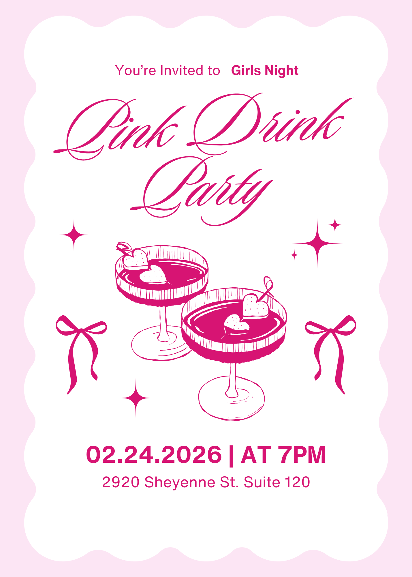 Pink Drink Party - Girls Night
