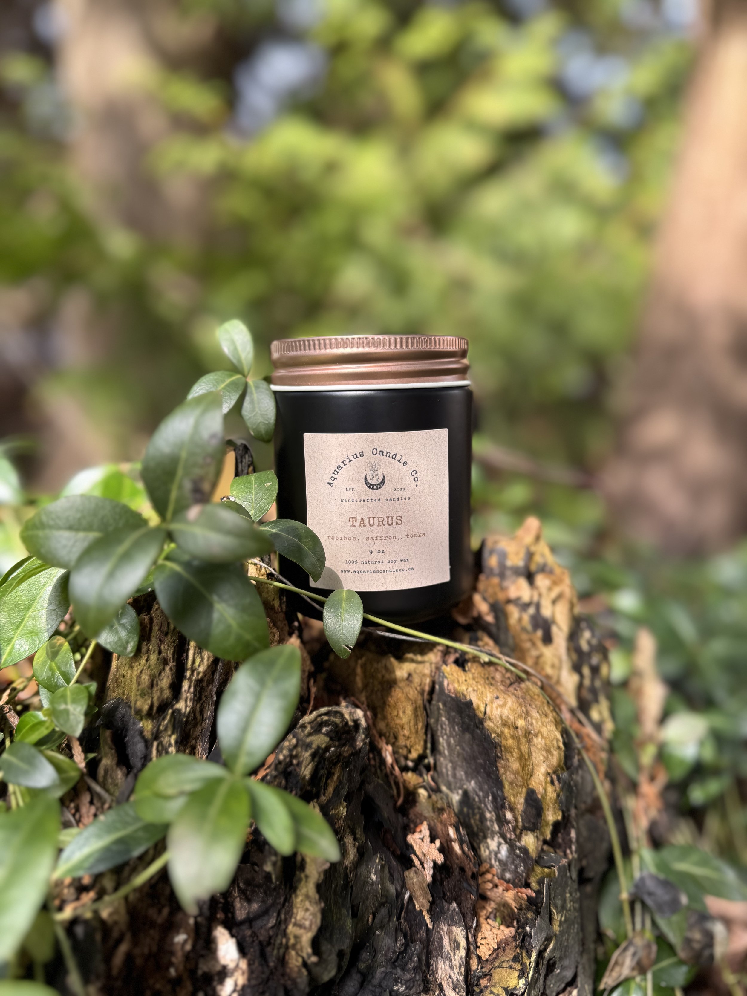 TAURUS- Earth Sign scented candle