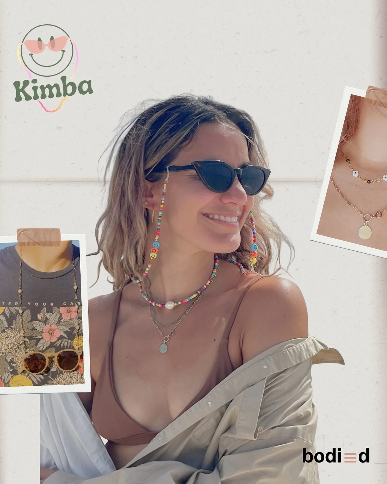 POP-UP ALERT ๐
KIMBA in studio SAT 8/9 by our very own @kimmozzarella ๐ง๐ป๐ซถโจ
Kimba offers handmade beaded necklaces and sunglass chains that are perfect for concerts, vacations, or just adding a little extra to your everyday look. Each piece is m