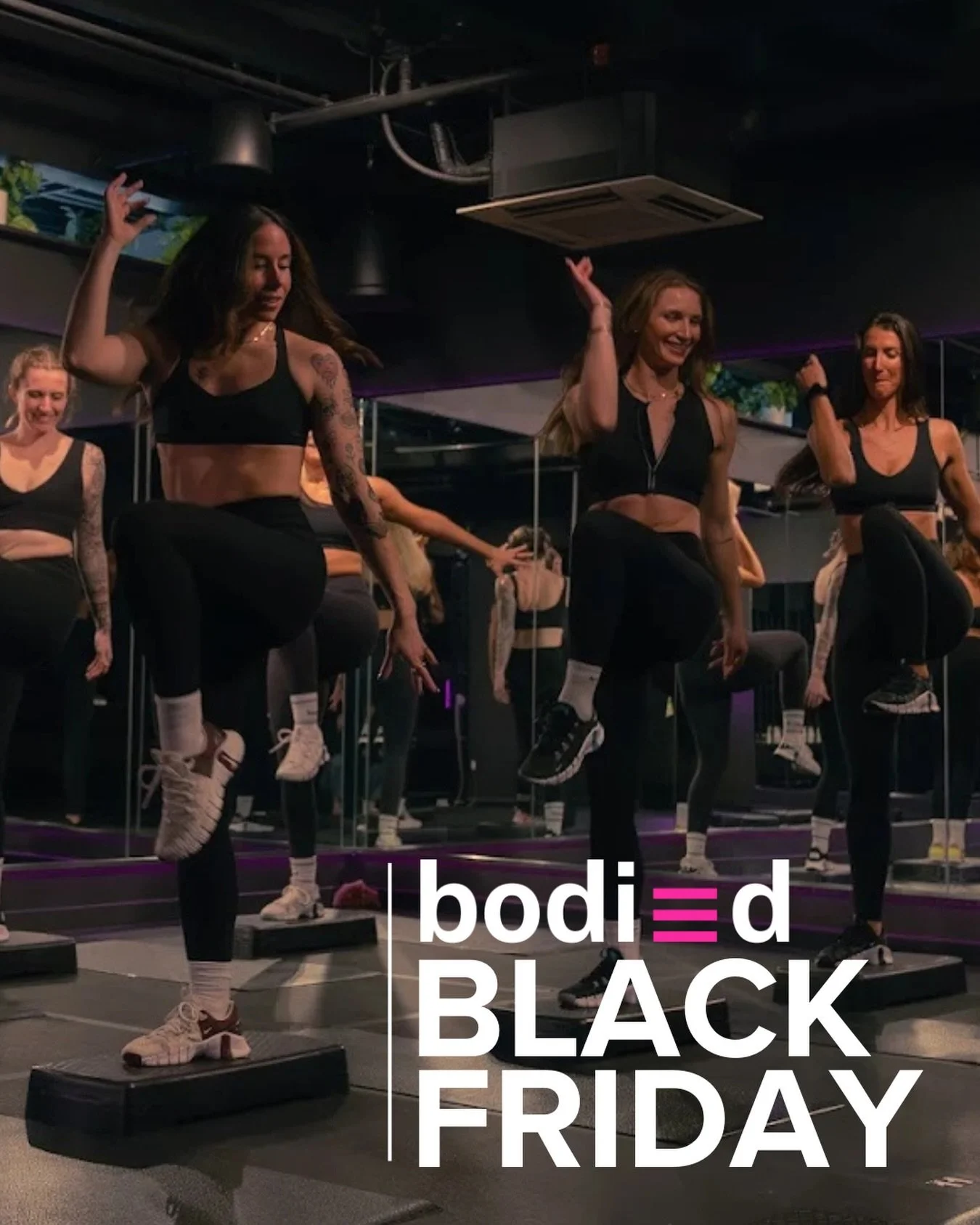 BODIED⚡️BLACK⚡️FRIDAY

become a member and take class for FREE until january 1st. celebrate the holidays with us - kickstart your new year. no better time than NOW! black friday memberships go live at midnight. 👀