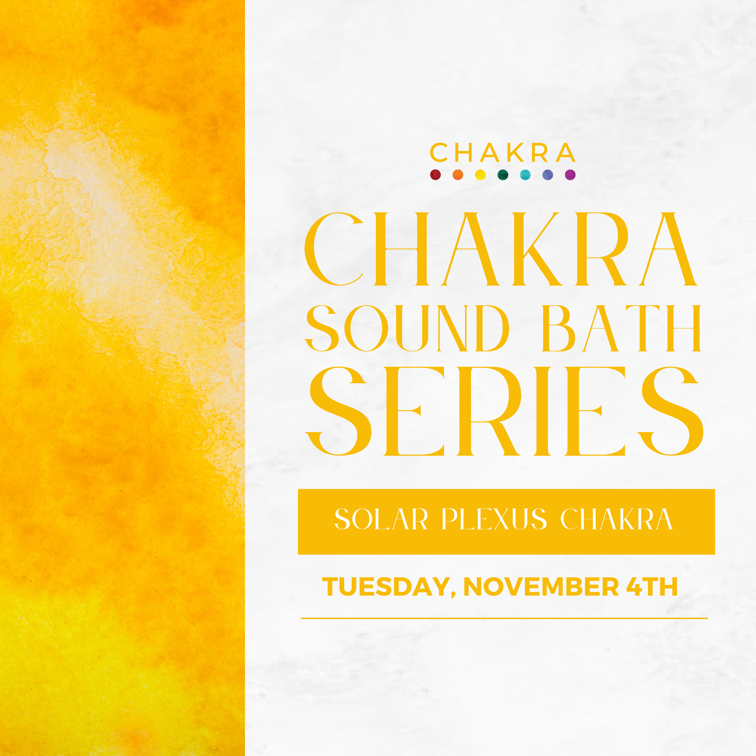 Chakra Sound Bath Series: A 9-Month Exploration of the Chakra System with Dr. Aria Thomé - The Solar Plexus Chakra