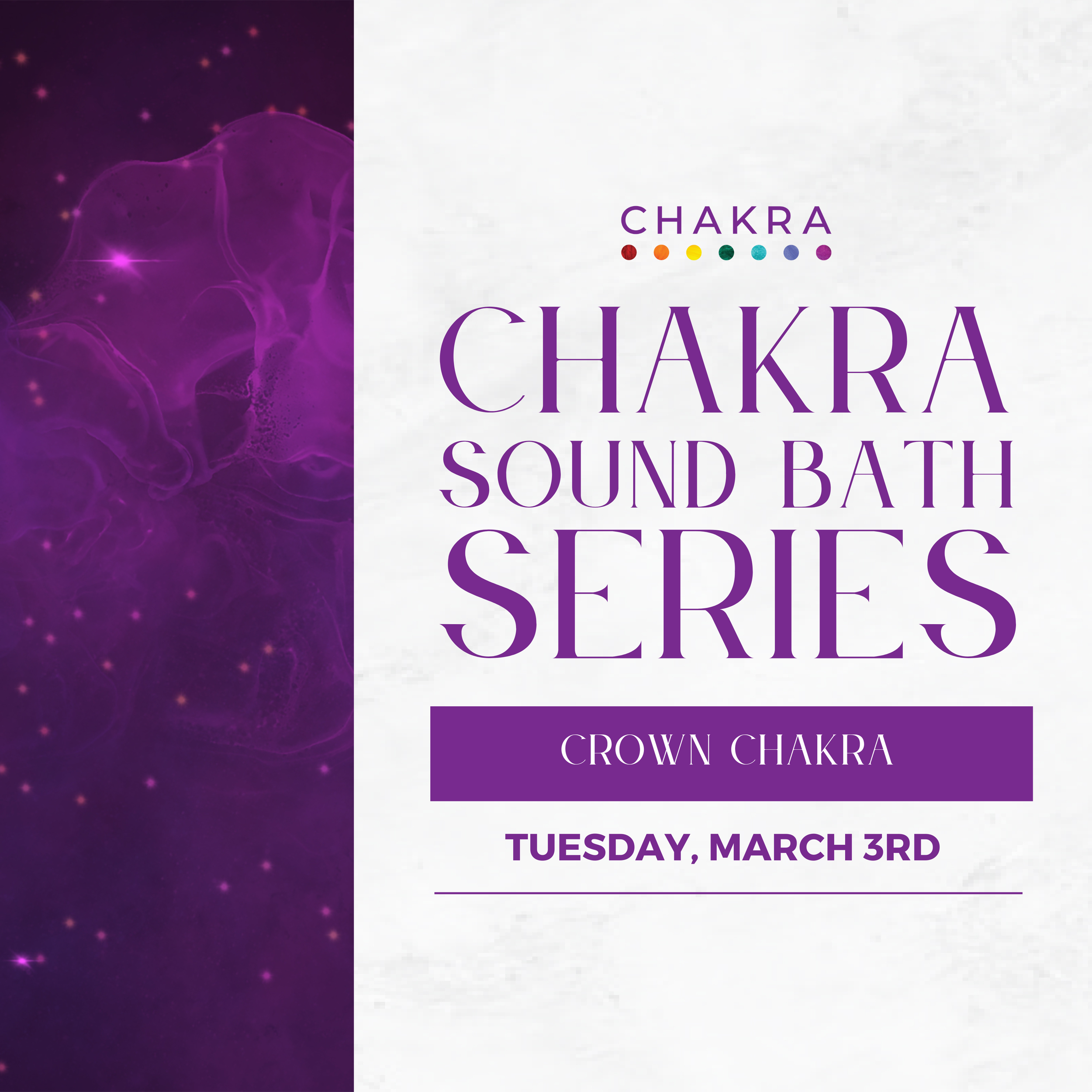 Chakra Sound Bath Series: A 9-Month Exploration of the Chakra System with Dr. Aria Thomé - The Crown Chakra