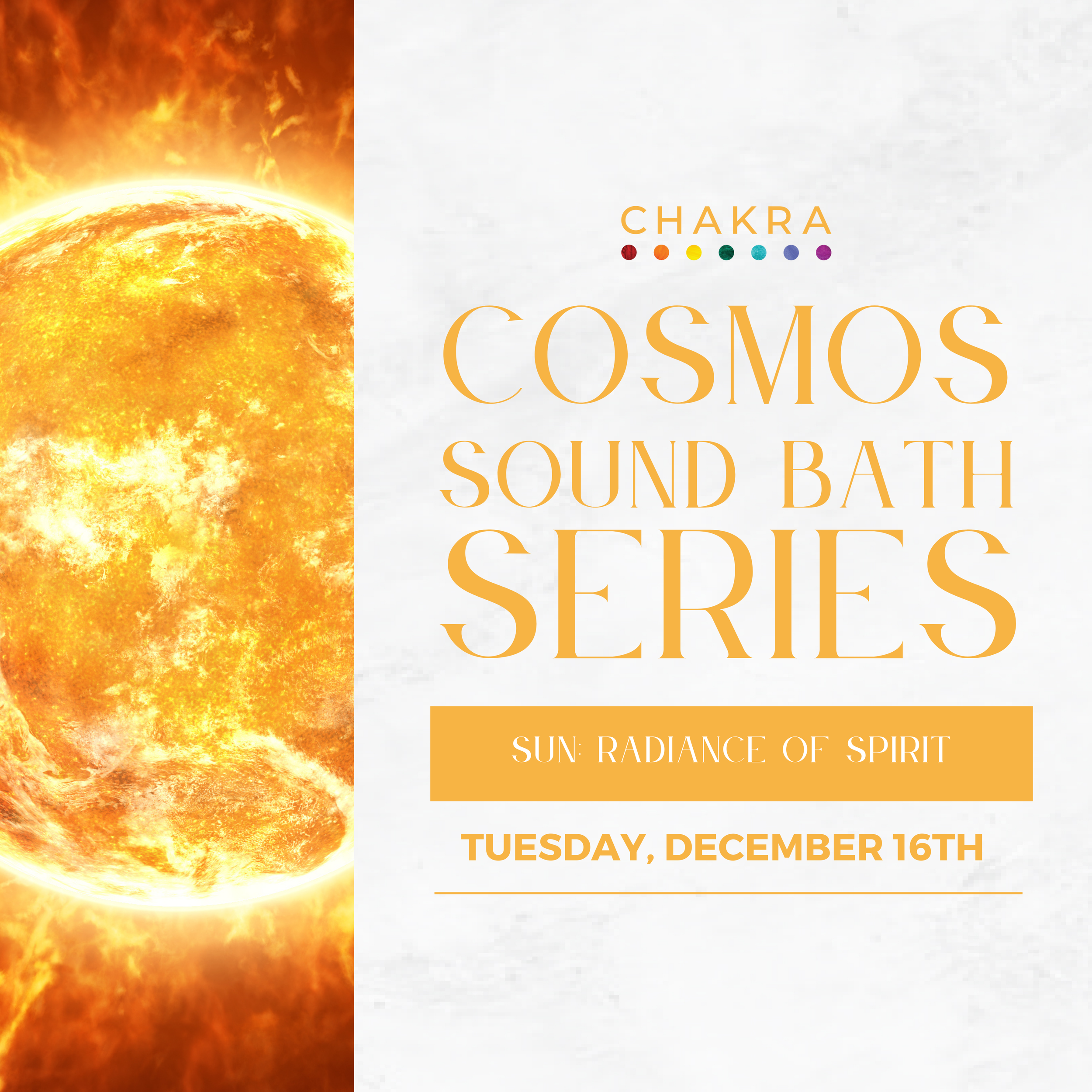 Cosmos Sound Bath Series with Dr. Aria Thomé - Sun: Radiance of Spirit