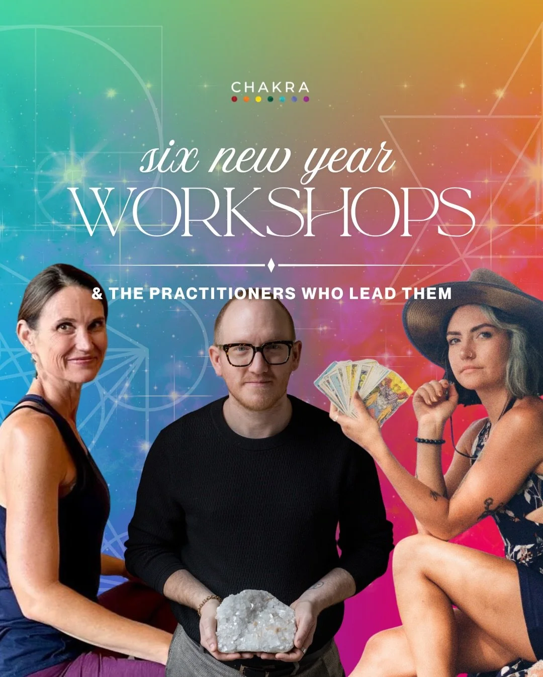 Six opportunities to reset, realign and begin the year with intention. ✨
 From meditation and restorative yoga to tarot, crystals and sound, our New Year Chakra Wellness Workshops are designed to support mind, body and spirit, guided by incredible pr