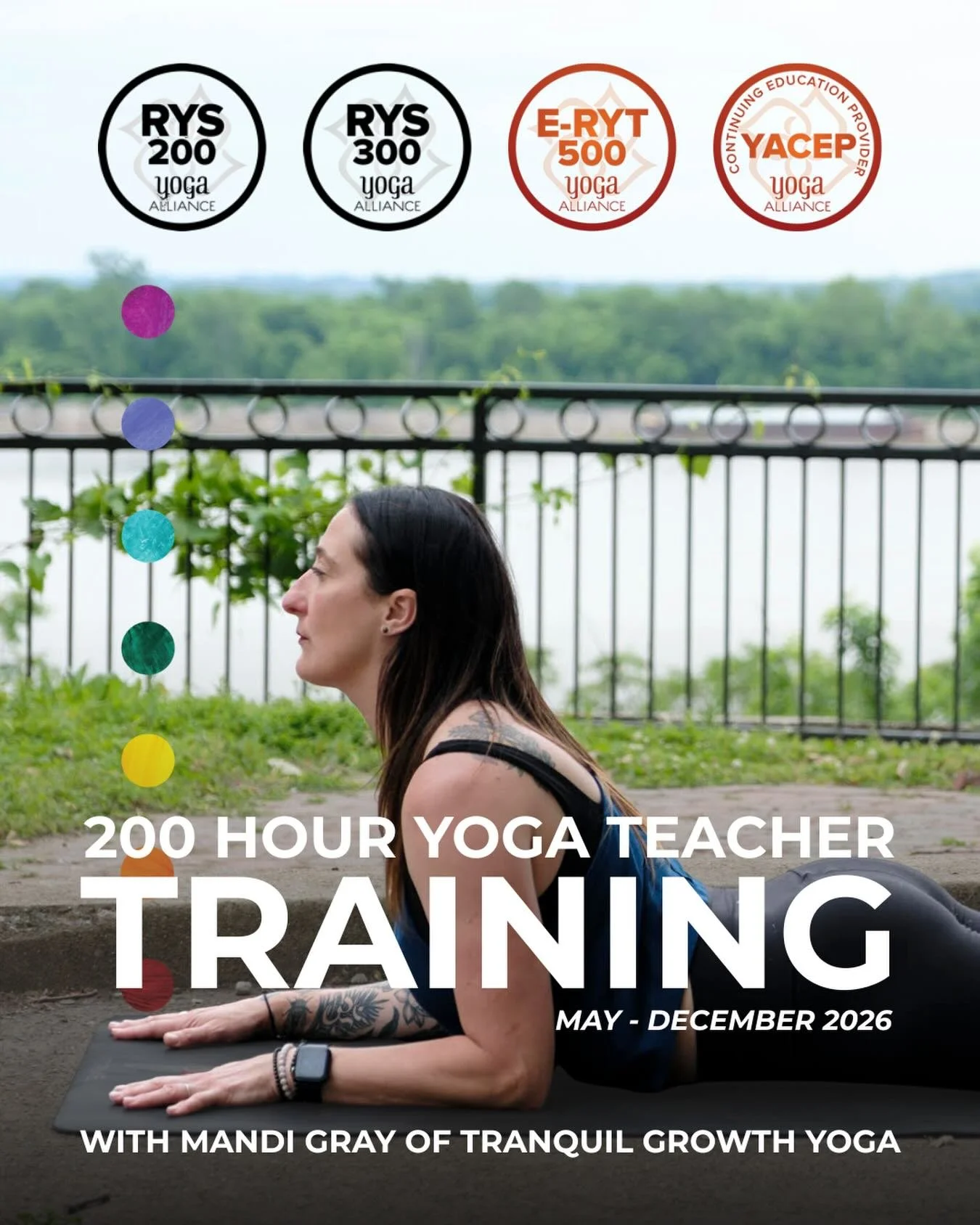 ✨ What if your yoga practice could become something deeper? ✨

Join Mandi Gray (E-RYT500) of @tranquilgrowthyoga this Sunday at Chakra Wellness for a FREE Yoga Class + 200hr YTT Q&amp;A. Flow together, sip tea, and learn about her upcoming Yoga Allia