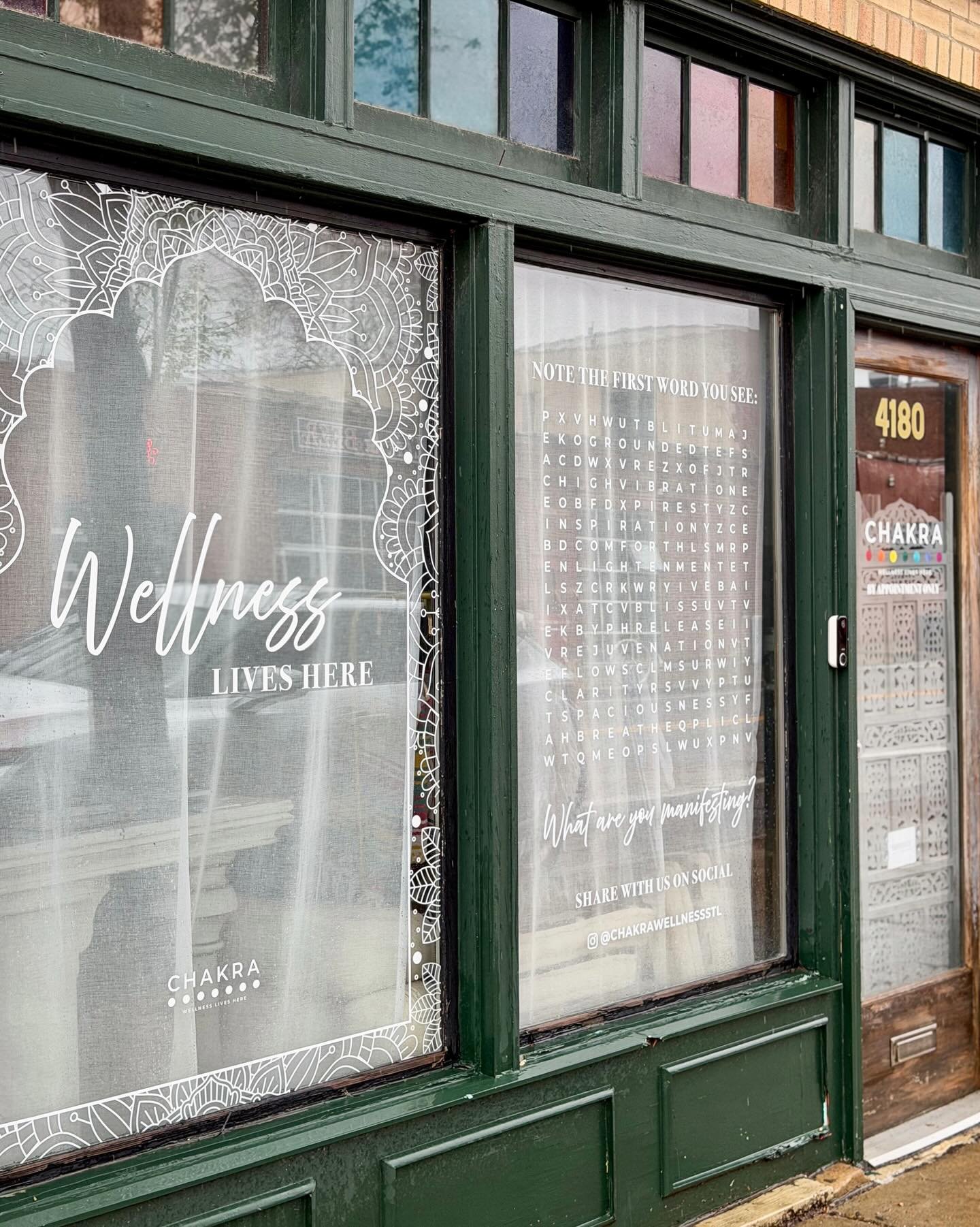 Spring is here and the Grove is blooming. 🌱☔️🌷 April at Chakra is all about renewal; shedding what no longer serves and making space for what&rsquo;s coming in. What are you releasing this season?

#ChakraWellnessSTL #WellnessLivesHere #SpringRenew