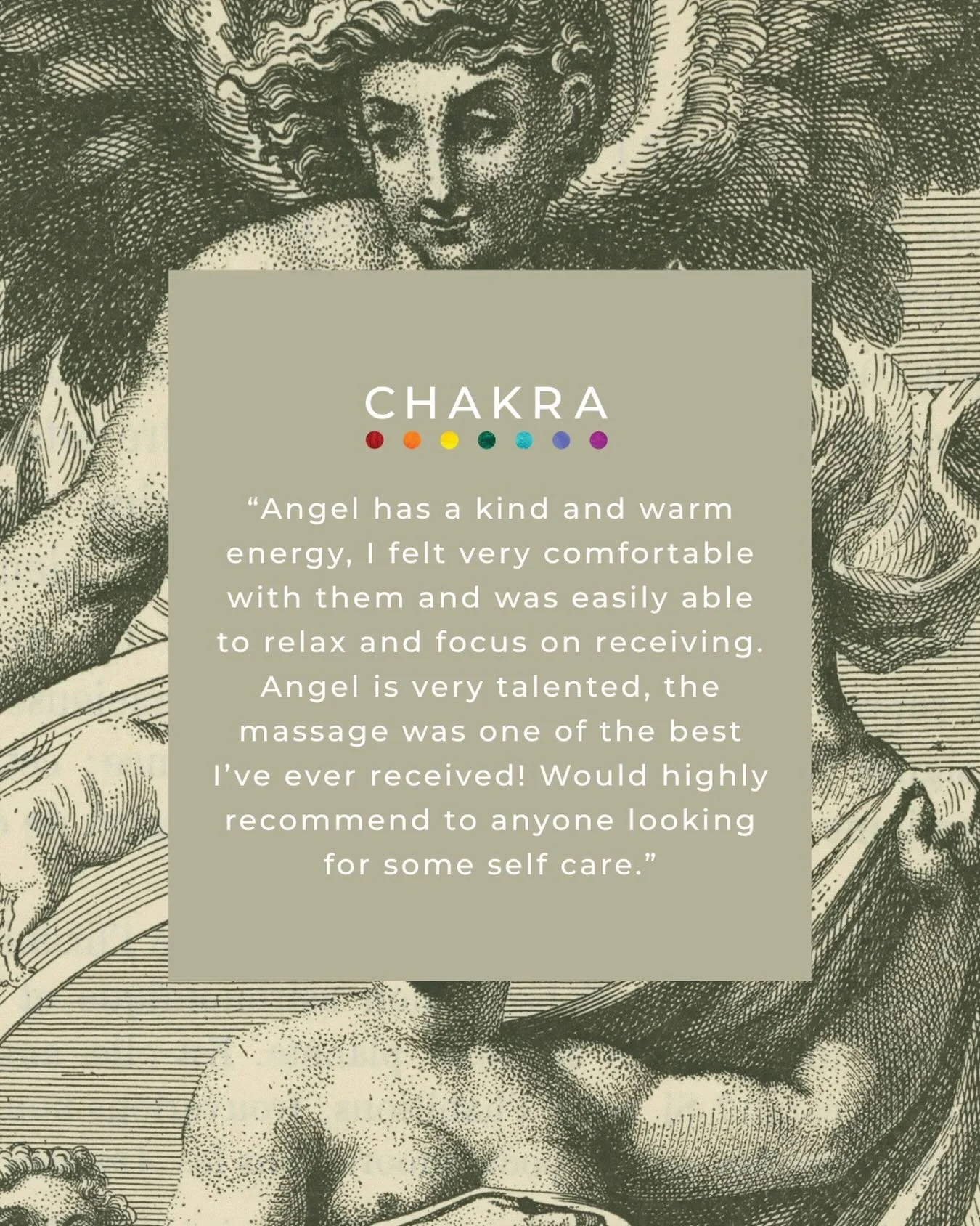 And sometimes&hellip; the review say it all. ✨

Experience self care with Angel at Chakra, we promise you&rsquo;ll be happy you did.