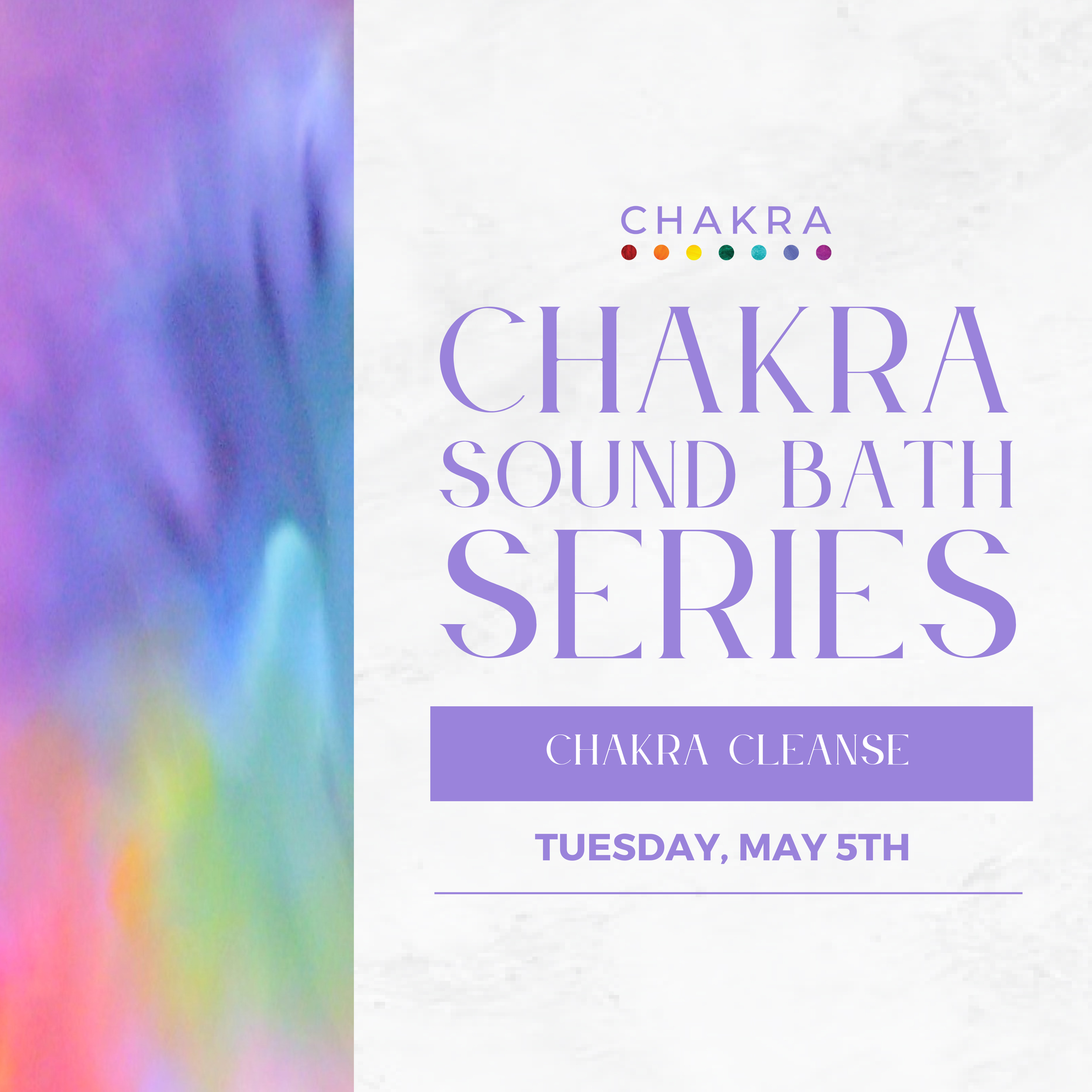 Chakra Sound Bath Series: A 9-Month Exploration of the Chakra System with Dr. Aria Thomé - Chakra Cleanse