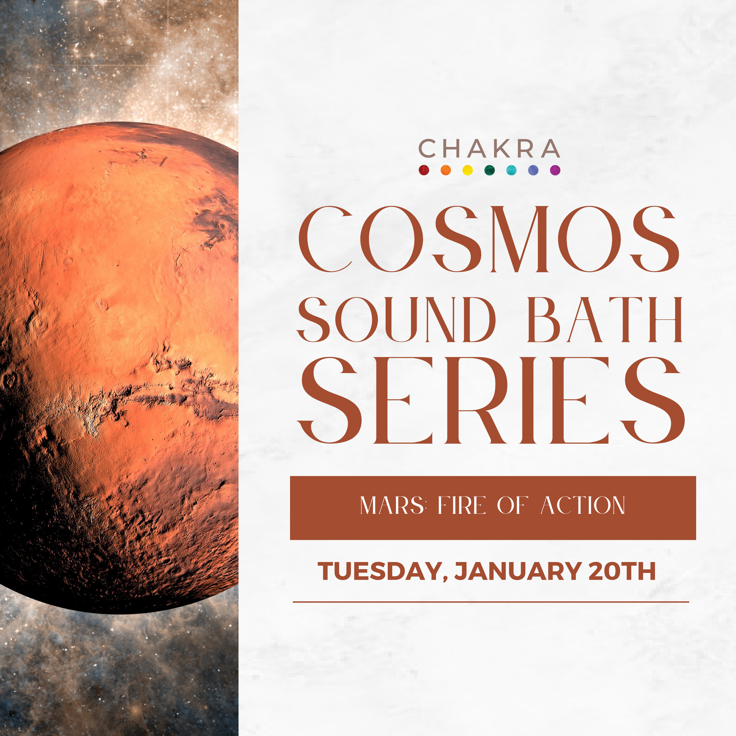 Cosmos Sound Bath Series with Dr. Aria Thomé - Mars: Fire of Action