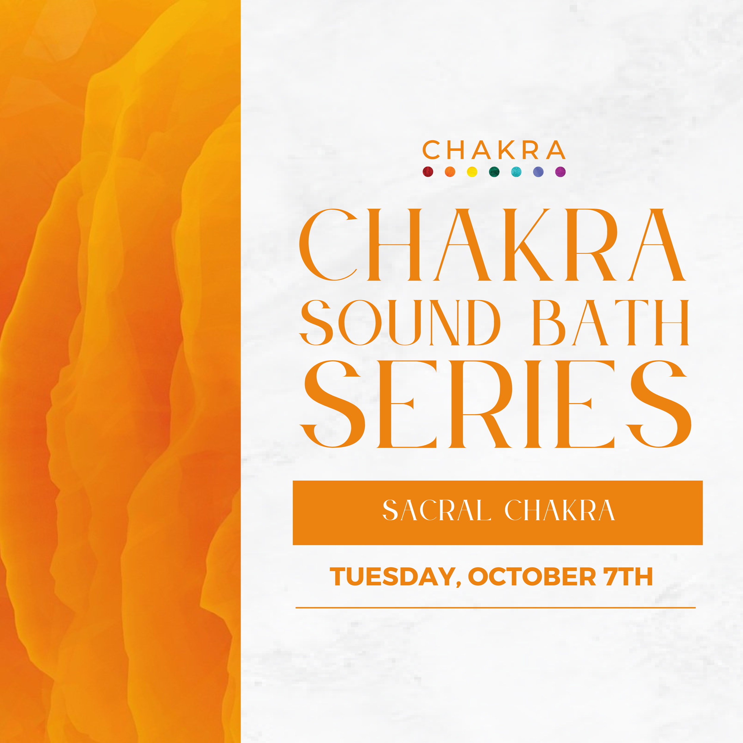 Chakra Sound Bath Series: A 9-Month Exploration of the Chakra System with Dr. Aria Thomé - The Sacral Chakra