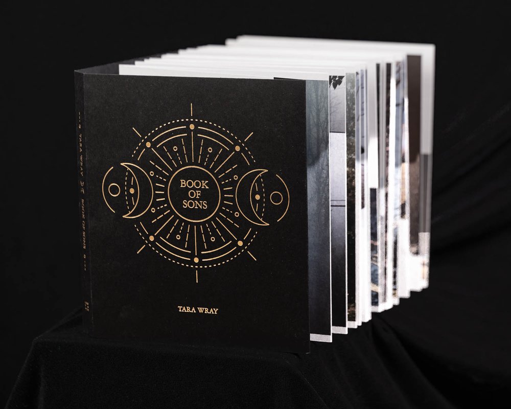 Book of Sons, limited edition fine art accordion photobook by Tara Wray