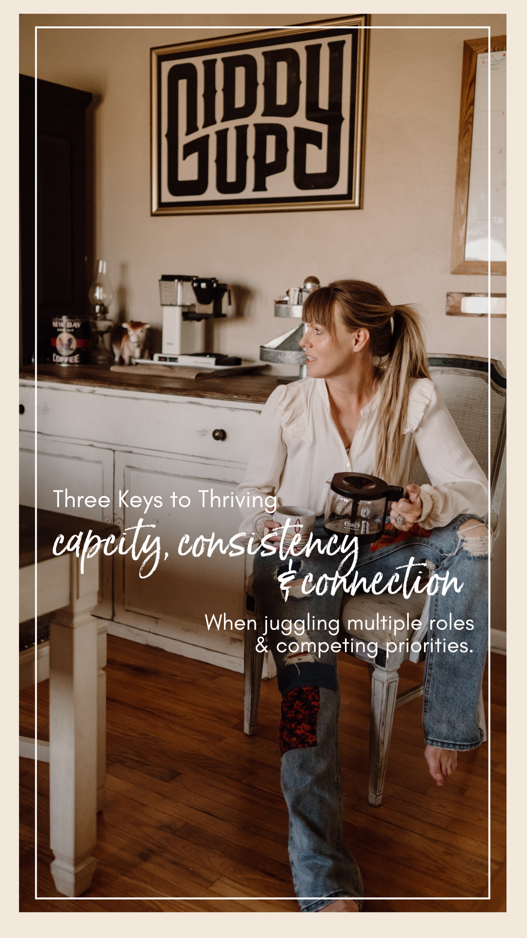 Three Anchors for a Life That Actually Works I was recently spiraling on whether it’s weird to say “welcome back” at the start of every single stinking podcast episode. (Spoiler: I decided it’s not.) But that tiny overthought detail