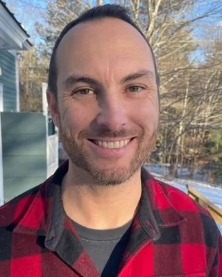 Patrick Cassidy, LCMHC outside on a winter day in Vermont