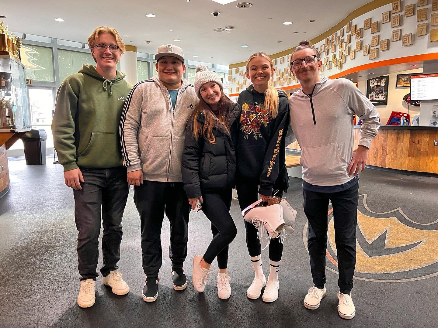 ❤️❤️❤️ When you find out your adult children get together on a random Sunday to go ice skating!  This melts my heart a little&hellip; to know that skating is still in their soul. To see them share a little of their childhood with their significant ot