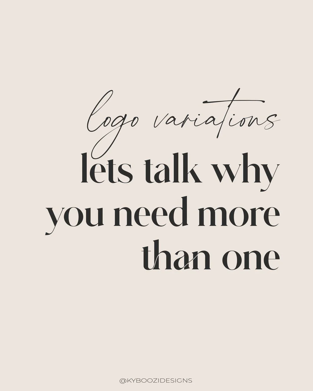 First, a logo variation isn&rsquo;t a whole lot of wildly different designs for every logo. 

A logo variation is a rearranged version of your primary logo design that gives your brand the flexibility to show up consistently, and recognizably, in dif