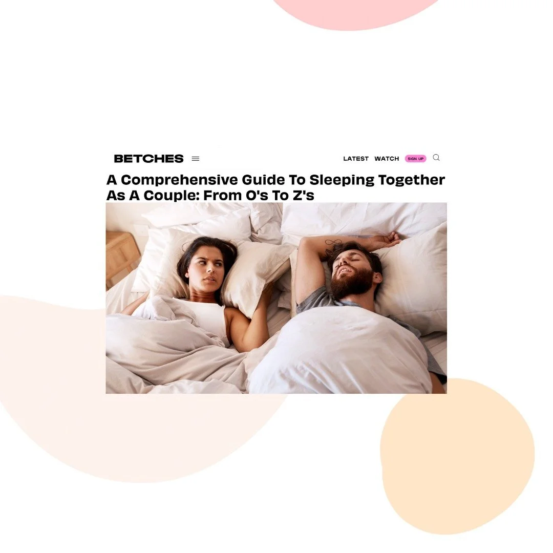 With the holidays coming up, we're bound to get some extra &quot;sleeping in&quot; days. Dr @terriorbuch of @datingadviceofficial shares her tips when it comes to sleeping etiquette as a couple with @betches. Read more about the interview with @fleur