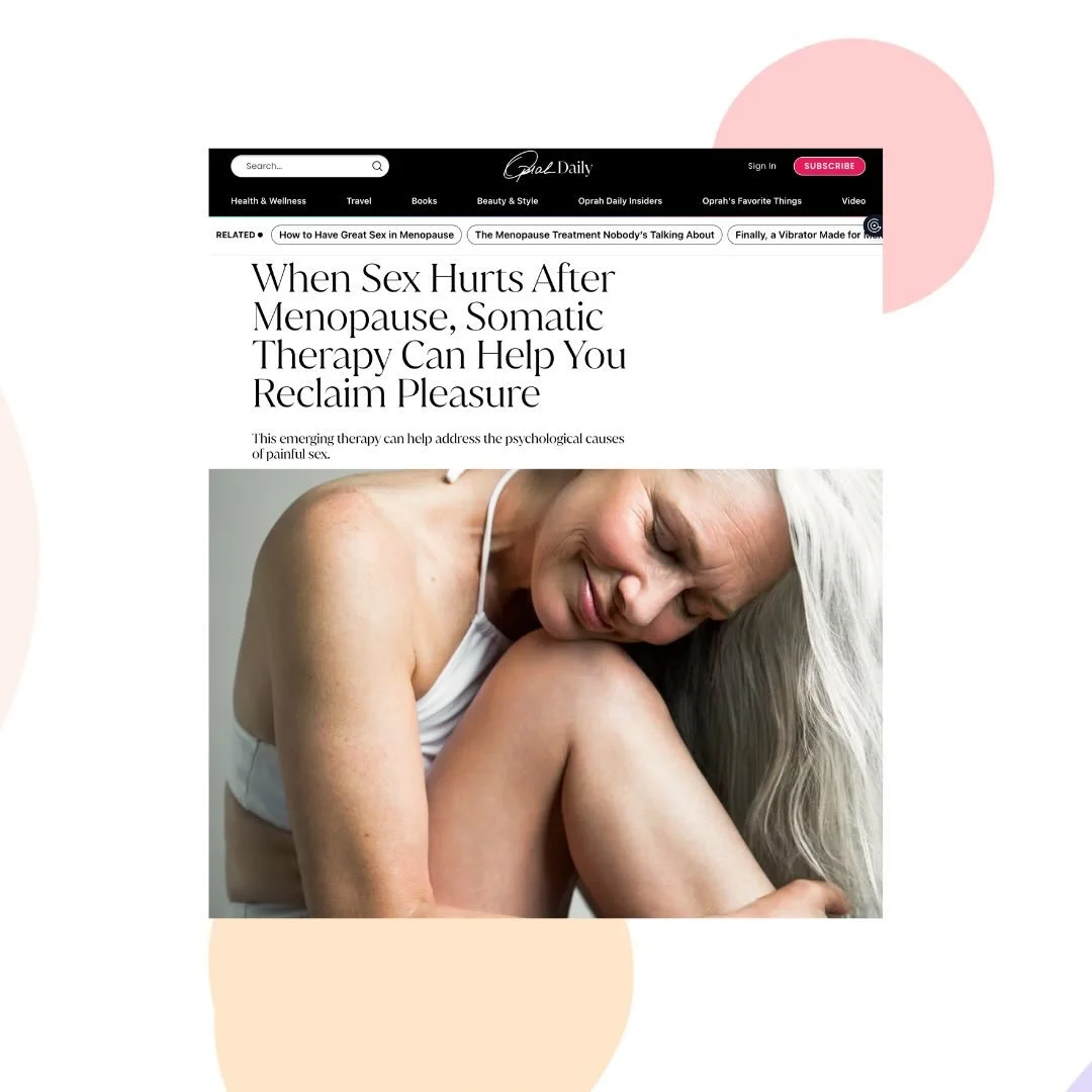 @pandiahealth &amp; @pandiamenopause were just featured on @oprahdaily discussing somatic therapy as a solution to painful sex post-menopause. Always great working with you, @gabriellekassel!

#somatictherapy #painfulsex #menopause #postmenopause #wo