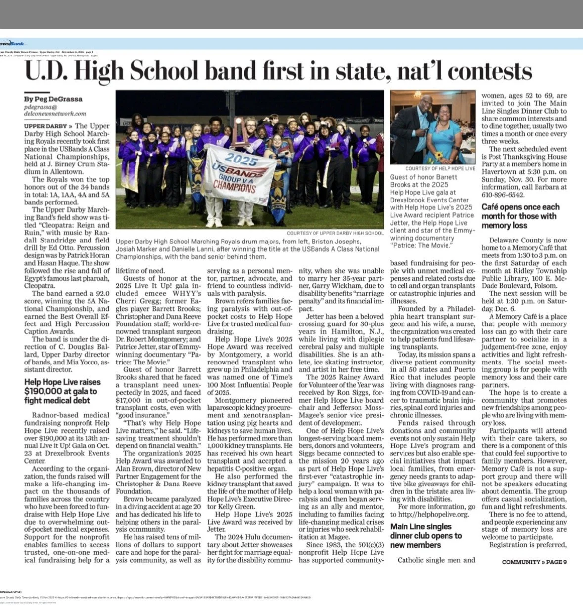 Royals celebrated in The Daily Times