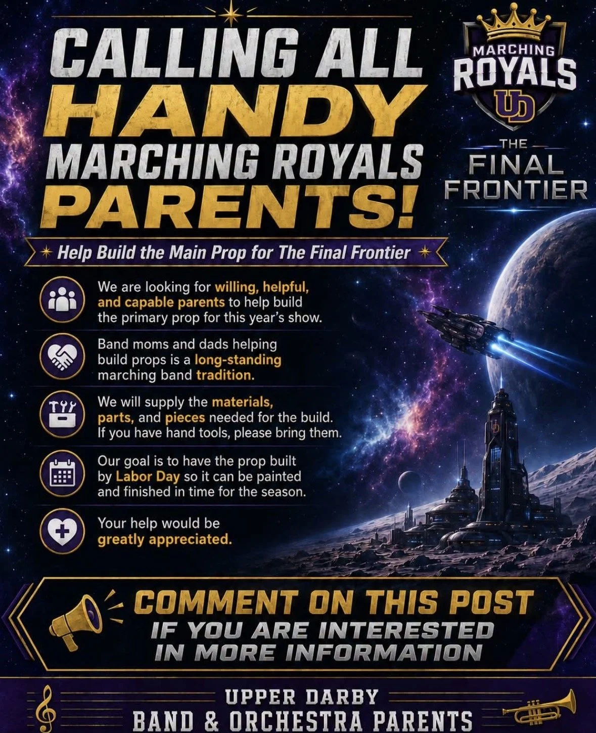 Handy Helpers needed to build props