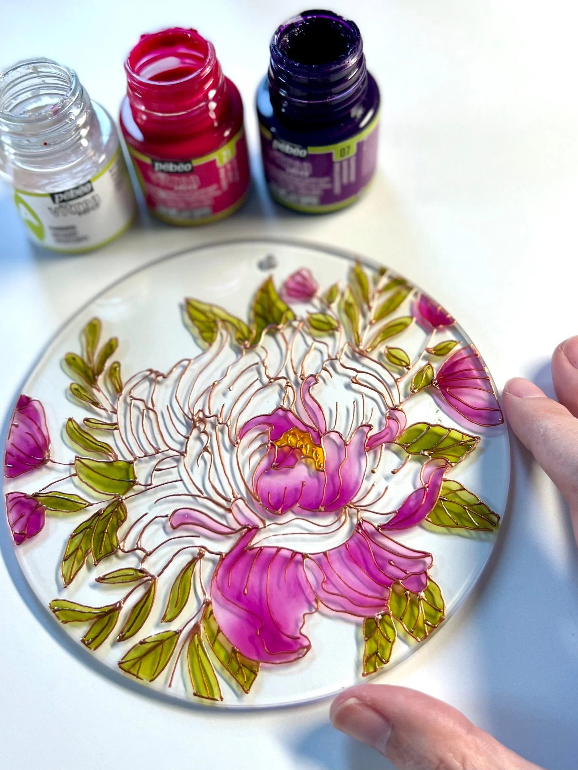 DIY Glass Painting — Jenny Mothershead Art