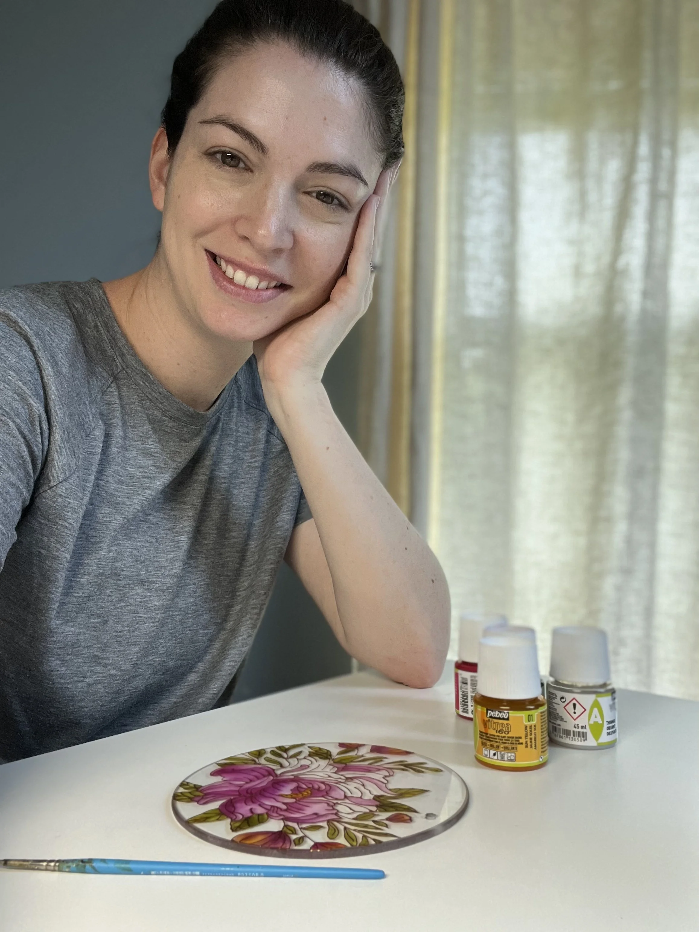 DIY Glass Painting — Jenny Mothershead Art