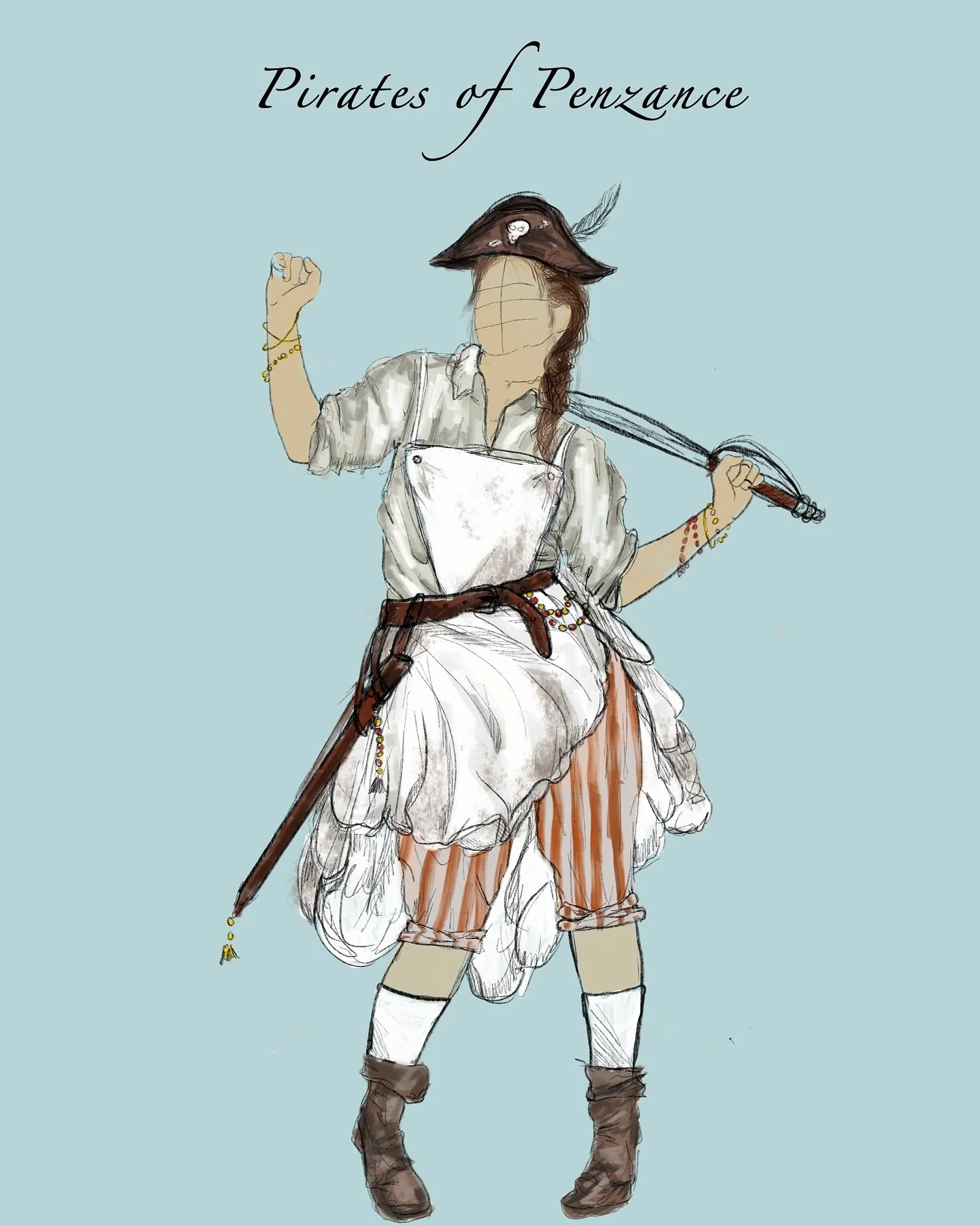 Last night our production of The Pirates of Penzance closed its last show of the tour in Canberra!
So overwhelmed with joy to have had the privilege to costume design and supervise this beast of a show, it was no small feat.
Here&rsquo;s so cute BTW 