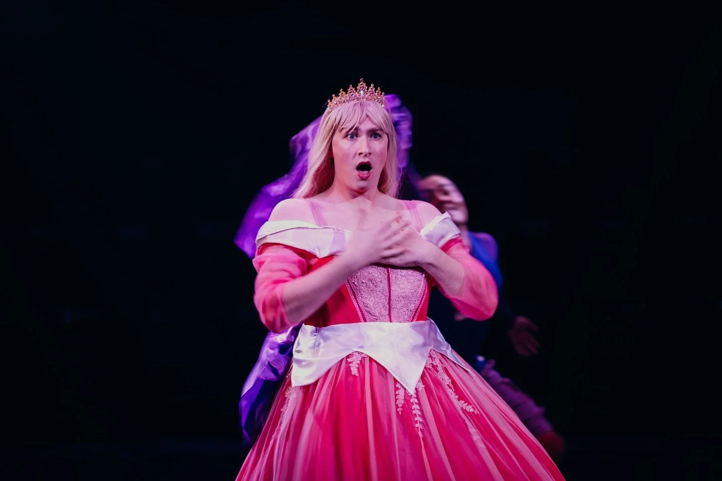 Did someone say purple, pink and yellow? 

Costume Designer 
The other theatre 
KXT on broadway 2025

Director: Eugene Lynch; 
Cast:  Andrew Fraser, Leon Walshe, Bridget Haberecht, Dominic Lui

Set Designer Lochie Odgers 
Costume Designer: Lily Matel