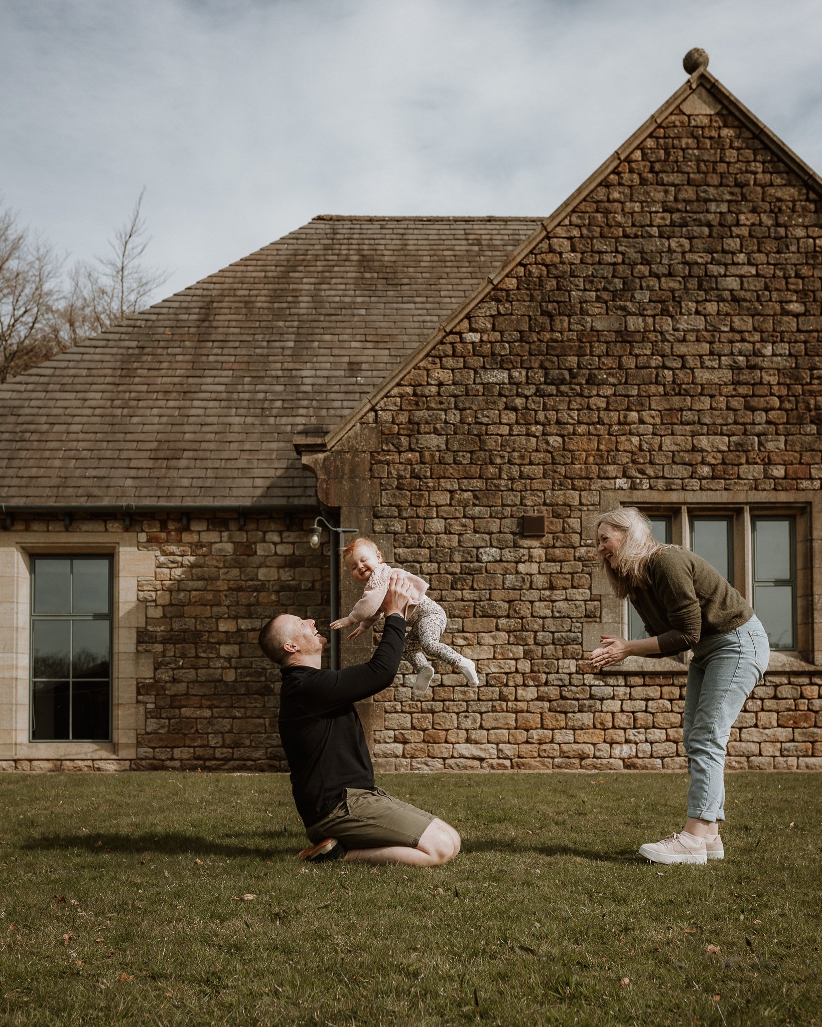 The sweetest spring family session with the Durdy Family 🌷Returning to the place they held their wedding ceremony to mark their daughter's 1st birthday.  Celebrating milestones with my clients makes me pinch myself every time - what an honour to cap