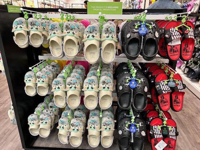 Nothing says #tuesdayshoesday like a new Crocs launch at La Palmera! Star Wars collection now available.